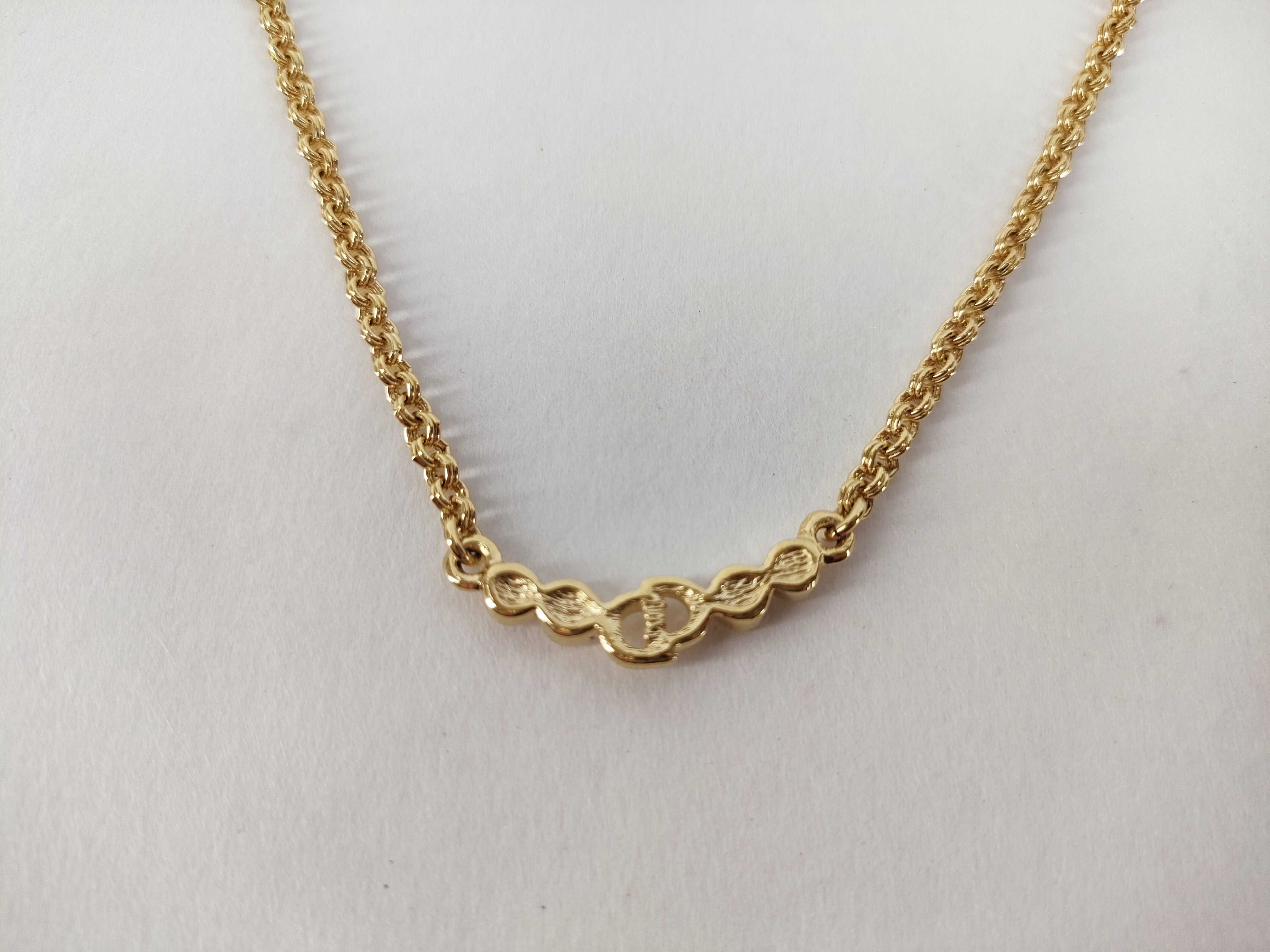CD Rhinestone Necklace — view 2