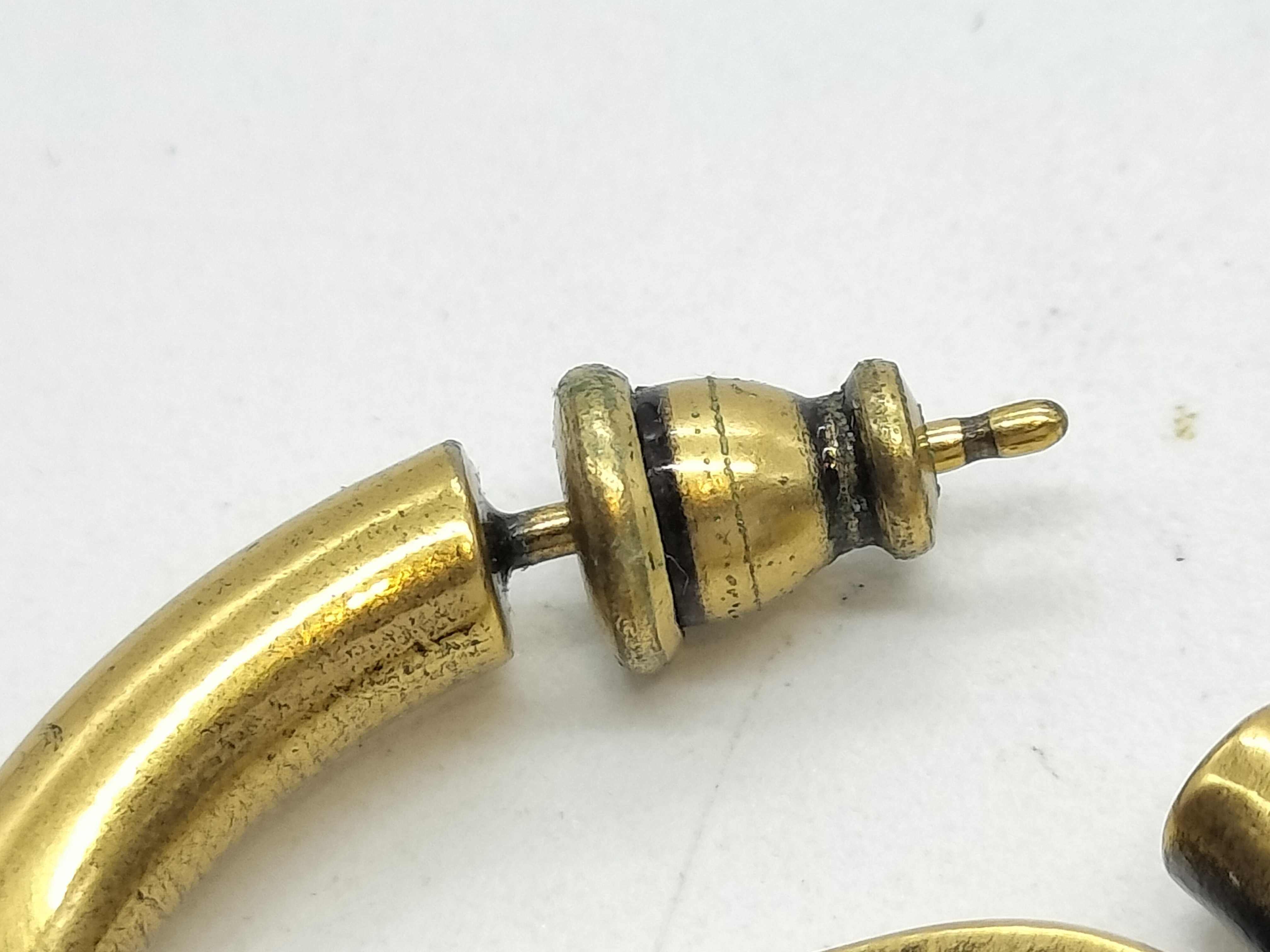 Montaigne Antique Gold CD Logo Earrings — view 8