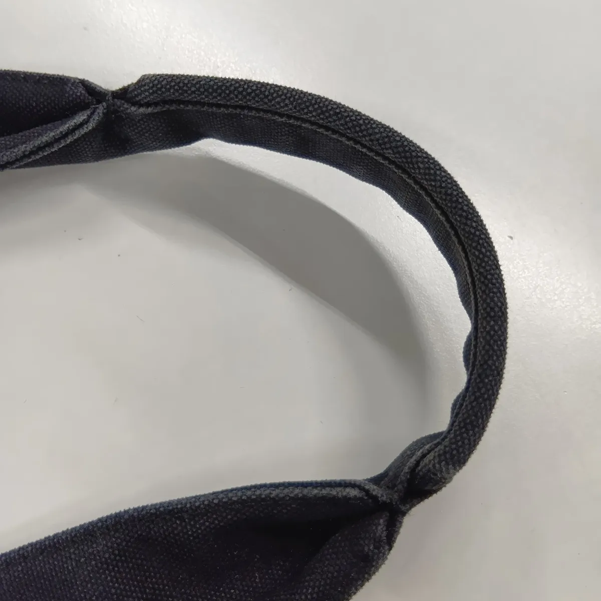 Panier de Plage PM Toile Chevron Black Silver Hardware — view 11
