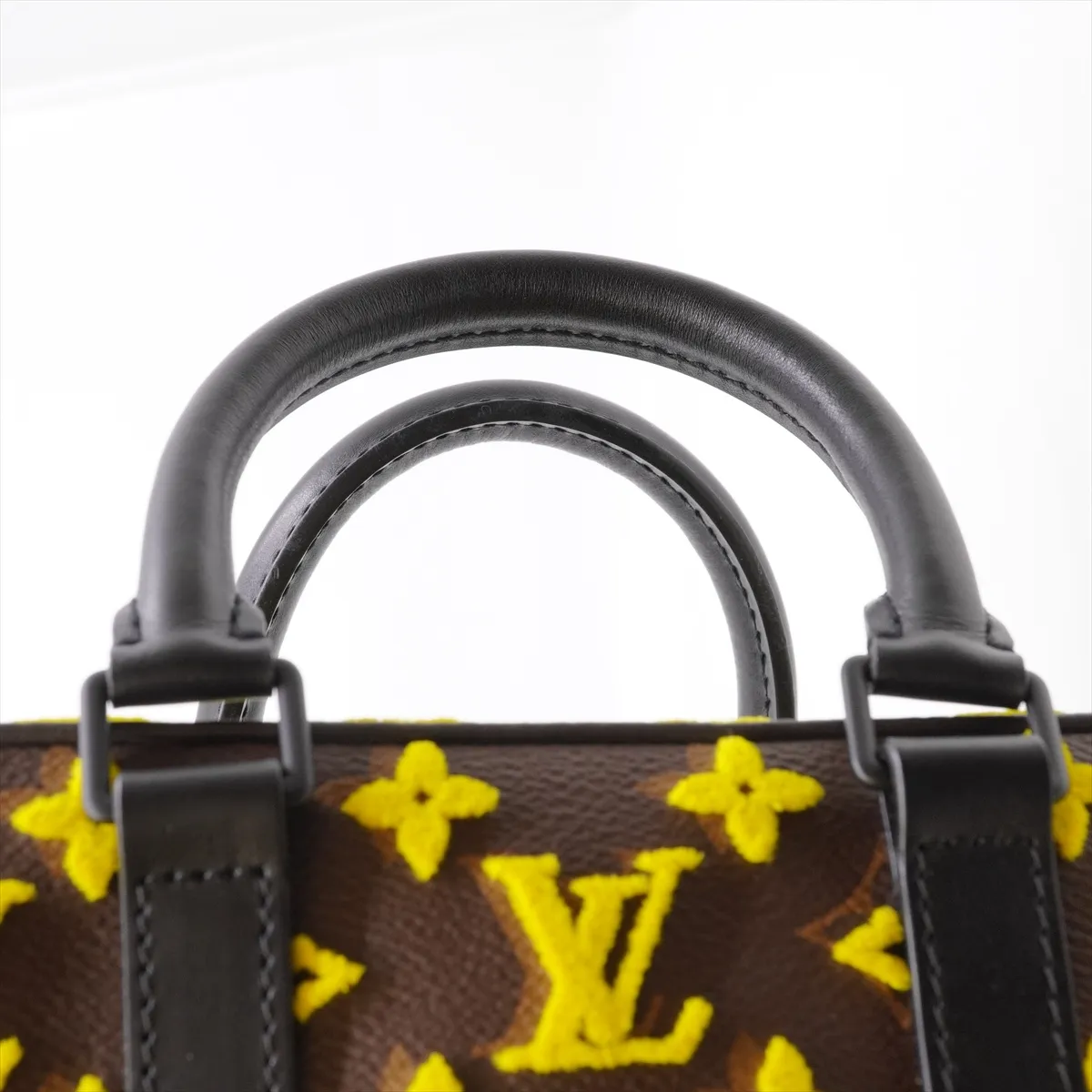 Monogram Tuftage Speedy Soft Trunk M45025. RFID detected. Brown x Yellow trunk. Comes with dust bag. Hardware — view 6
