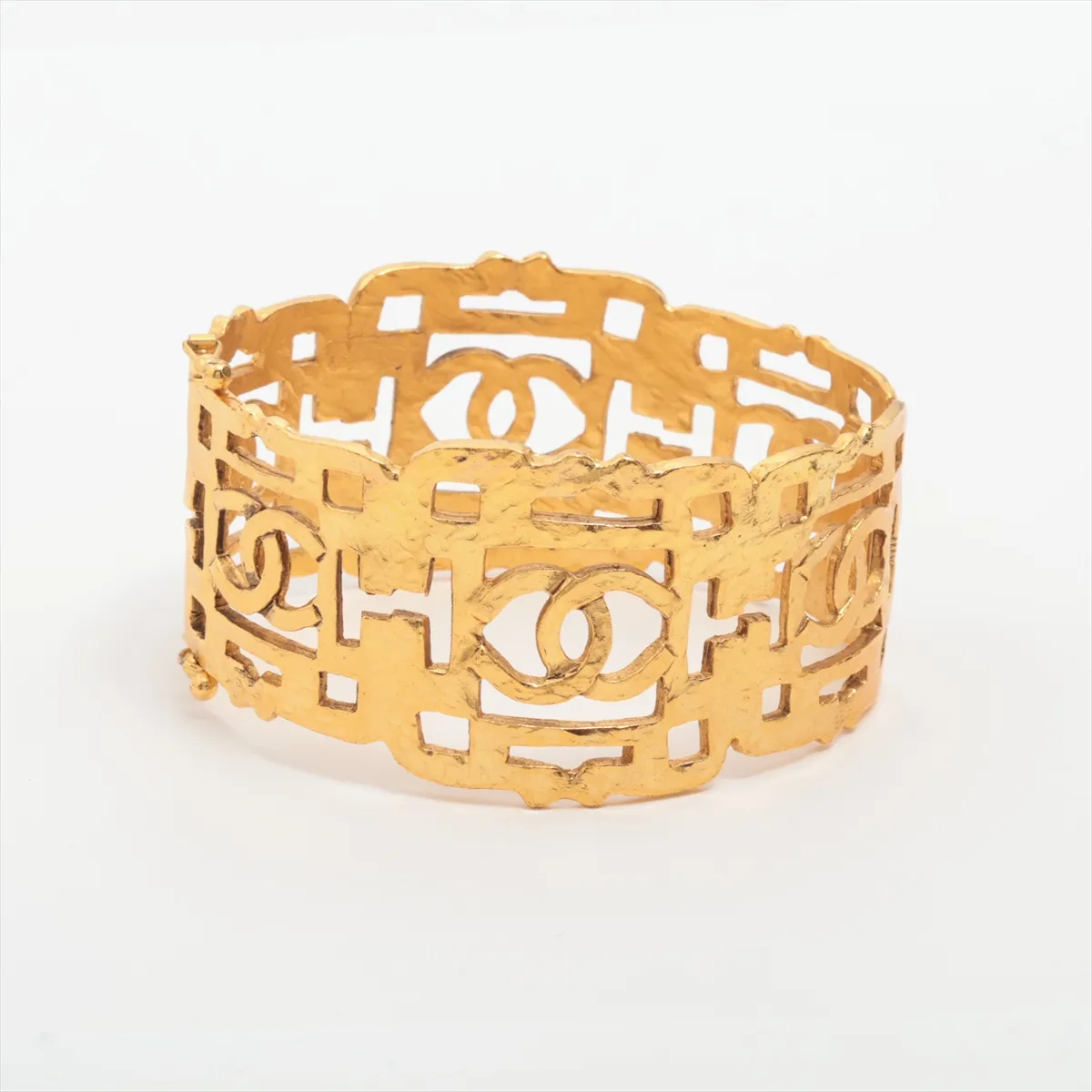 Coco Mark Bangle, GP Gold. Signs, — view 2