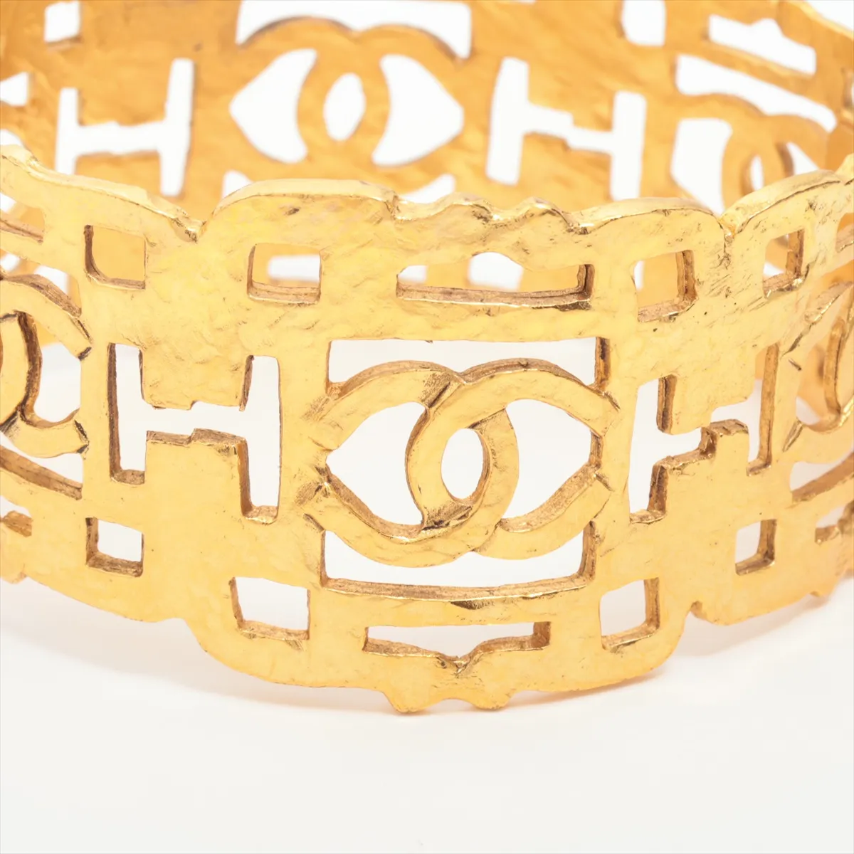 Coco Mark Bangle, GP Gold. Signs, — view 3