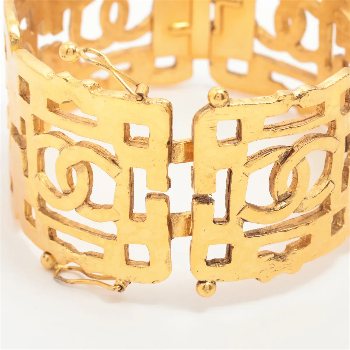 Coco Mark Bangle, GP Gold. Signs, — view 5