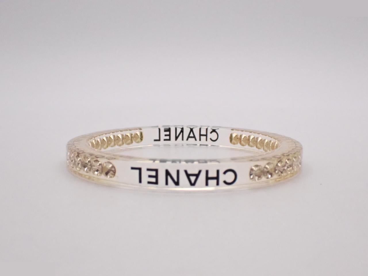 05P Clear Bangle Bracelet/Bangle, Wrist Circumference Approx. 20cm — view 2