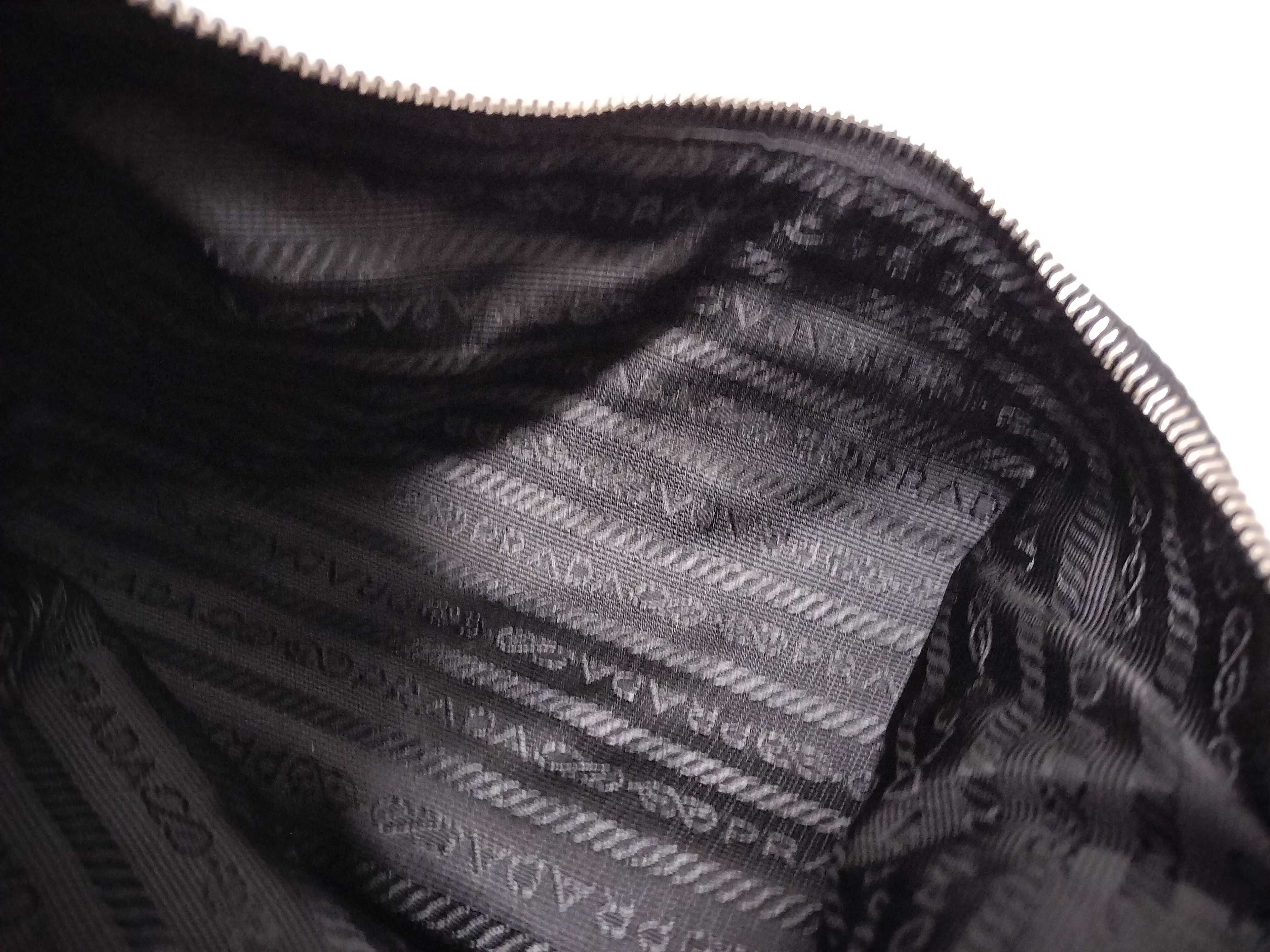 Nylon Shoulder Bag, Black — view 13