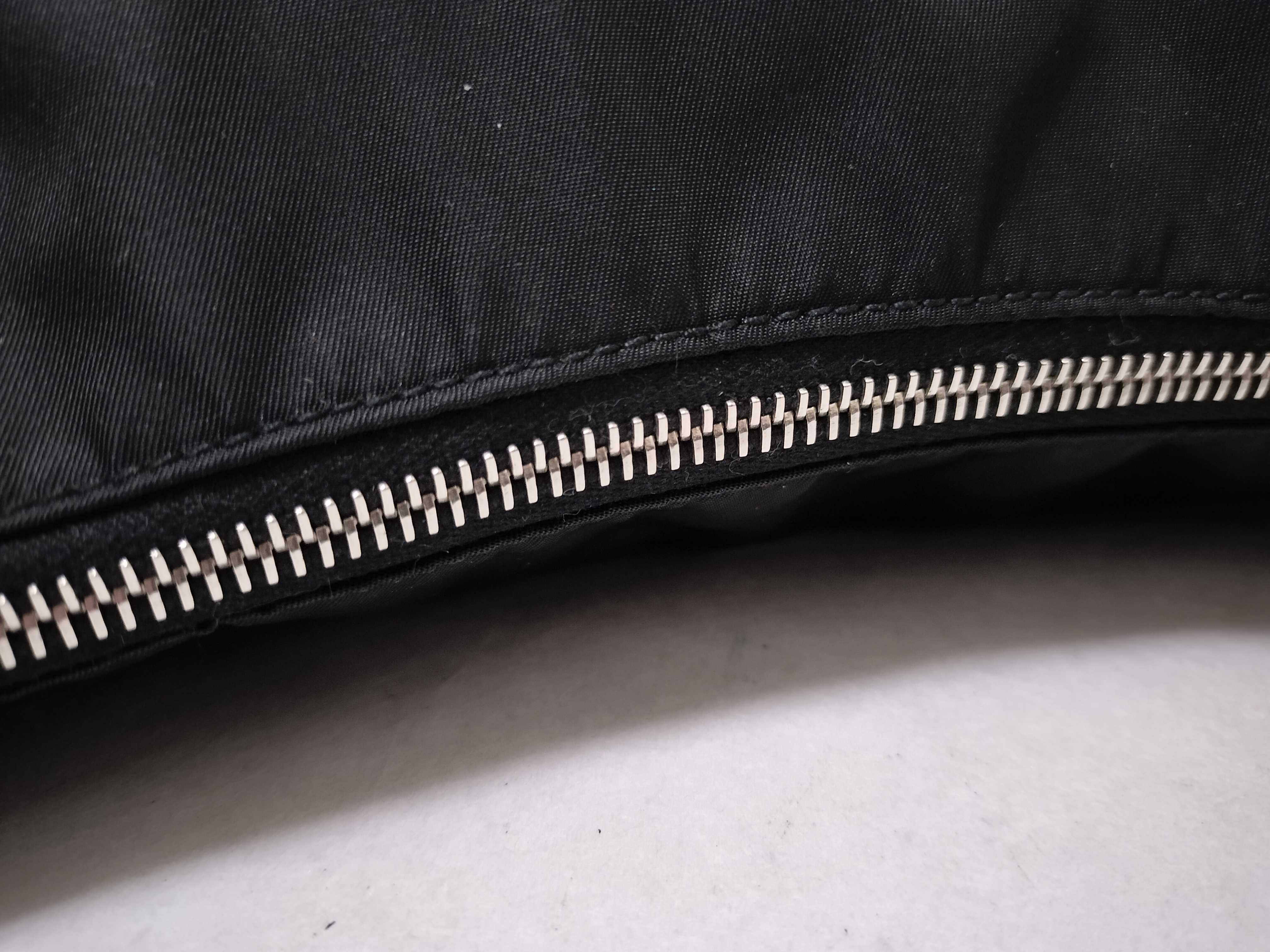 Nylon Shoulder Bag, Black — view 6