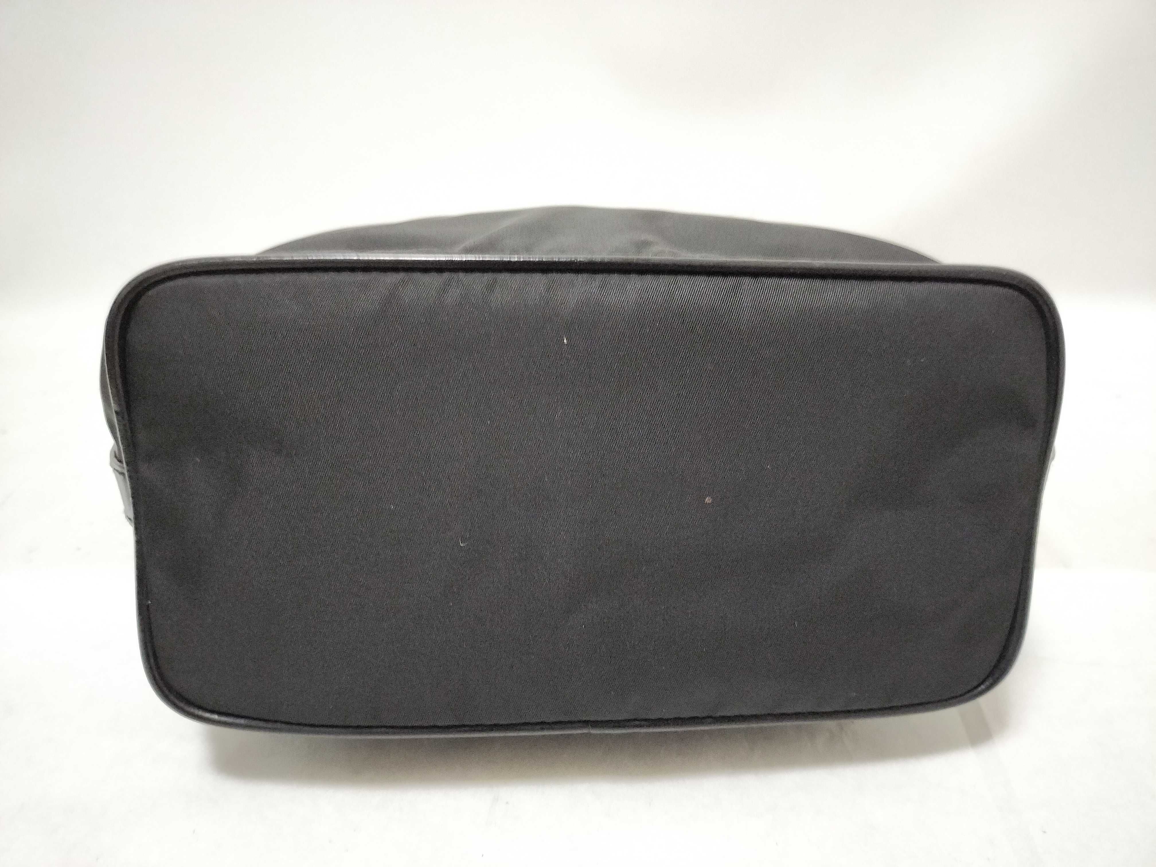 Nylon Shoulder Bag, Black — view 8
