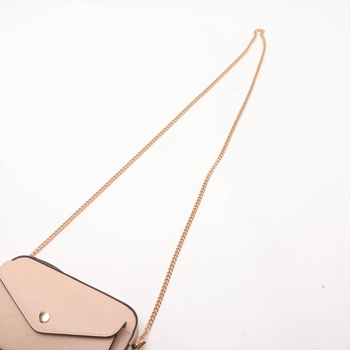 GG Supermini Leather Chain Shoulder Bag, Beige, 781554 — view 5