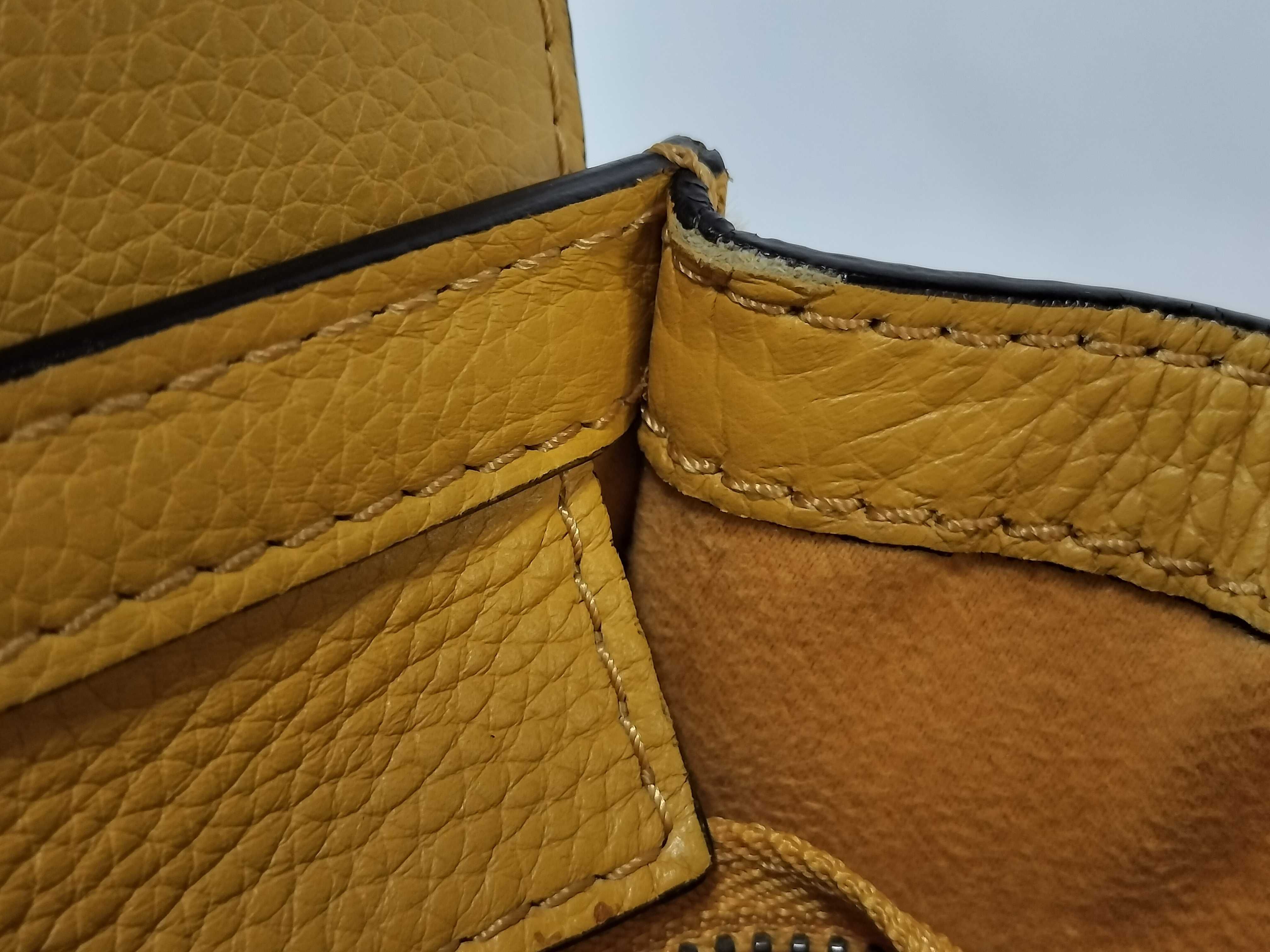 Luggage Nano Tricolor Handbag (Yellow) — view 14