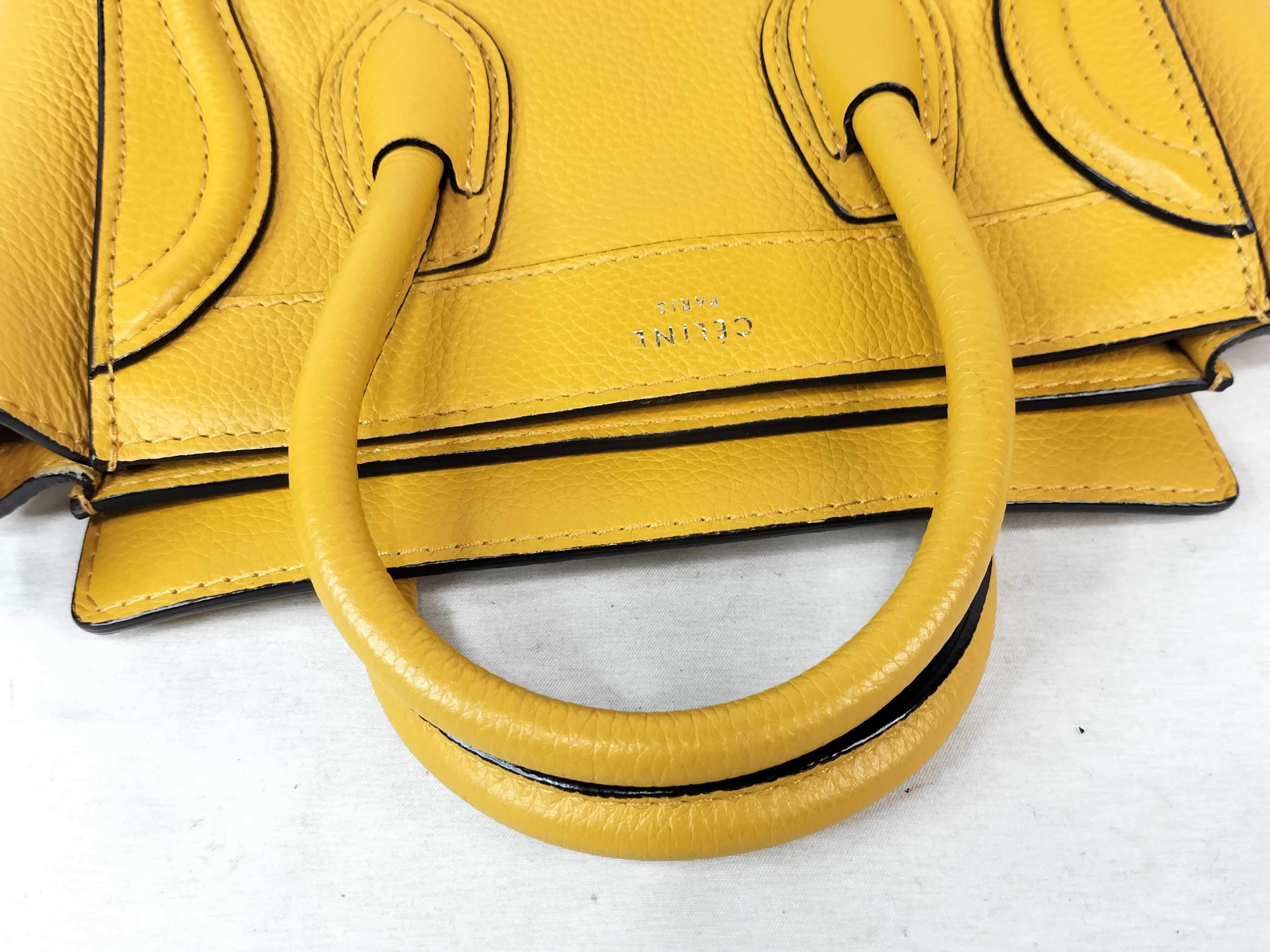 Luggage Nano Tricolor Handbag (Yellow) — view 3