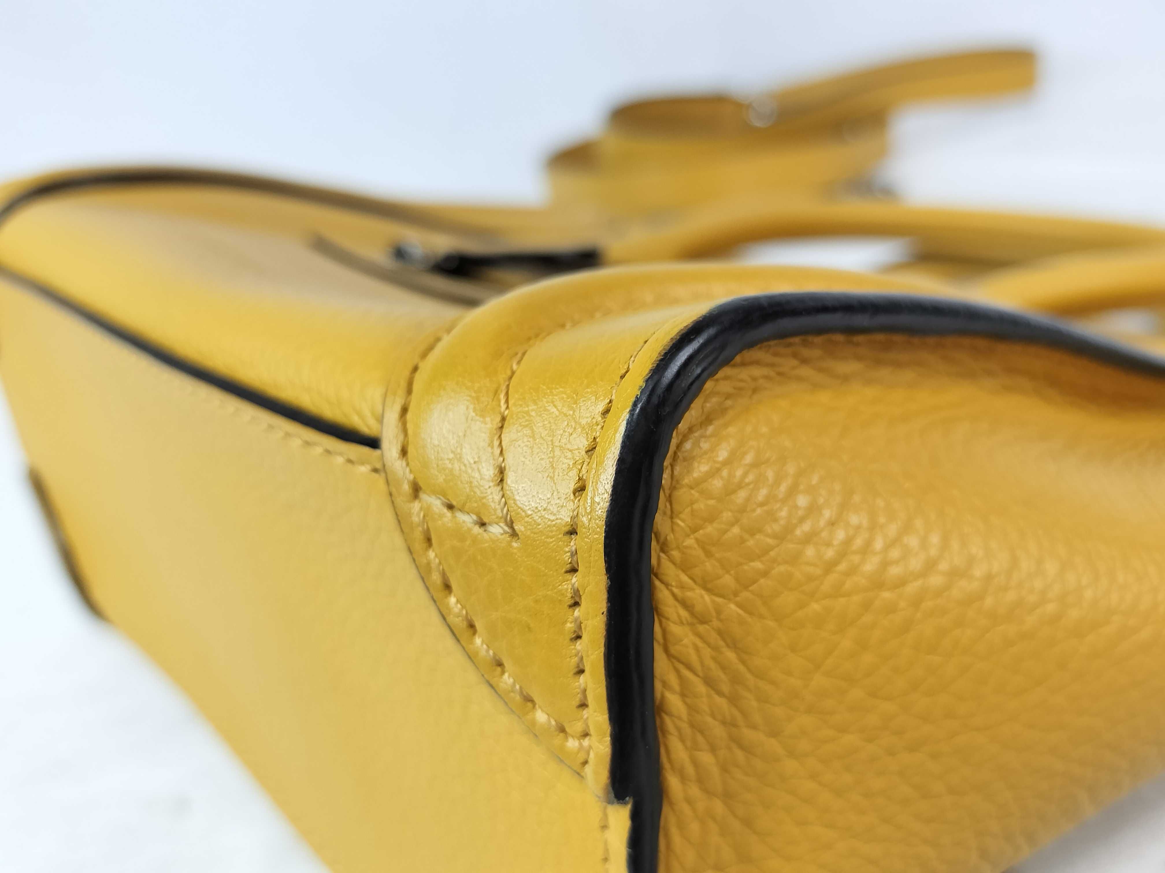Luggage Nano Tricolor Handbag (Yellow) — view 7