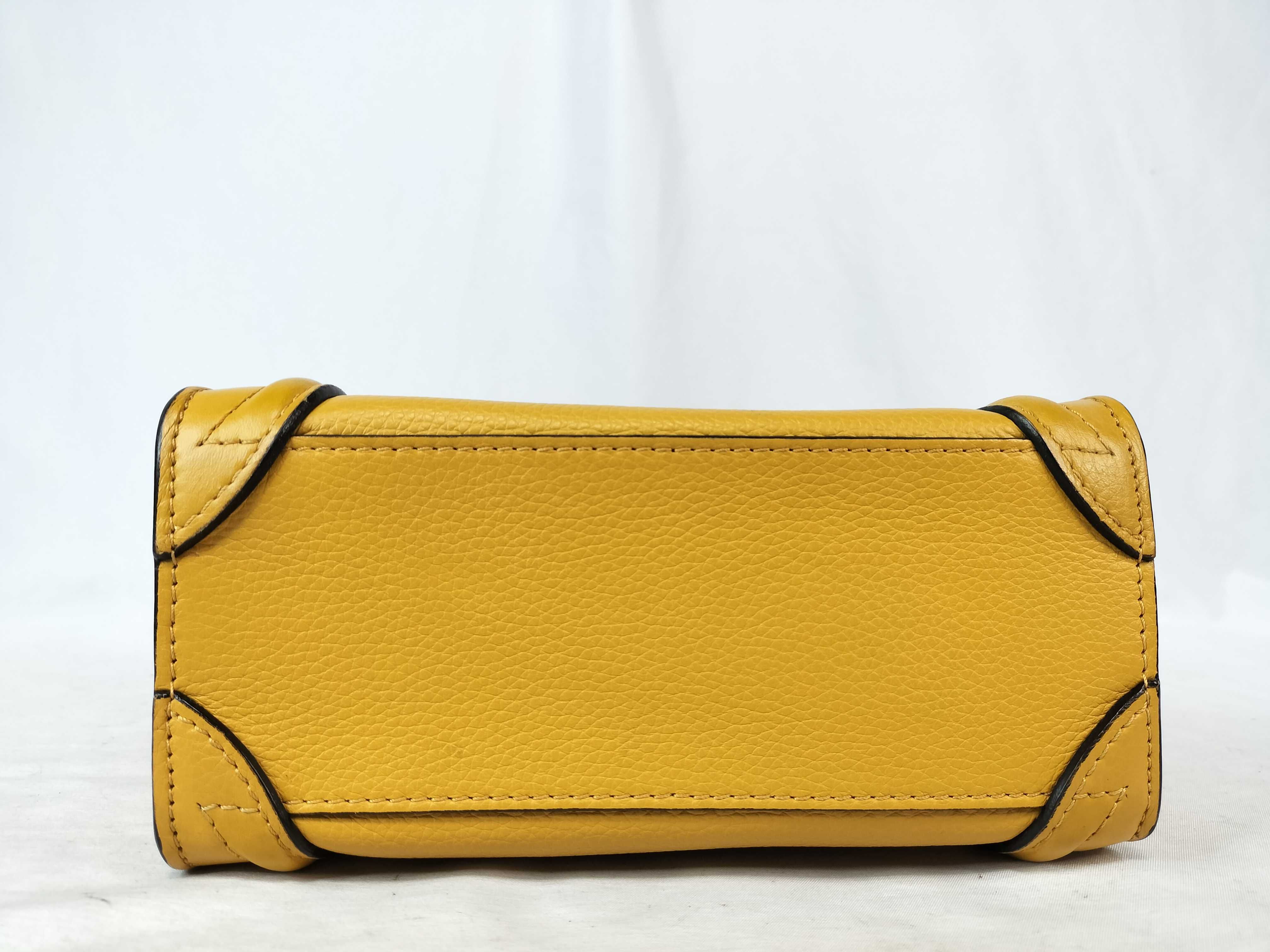 Luggage Nano Tricolor Handbag (Yellow) — view 8