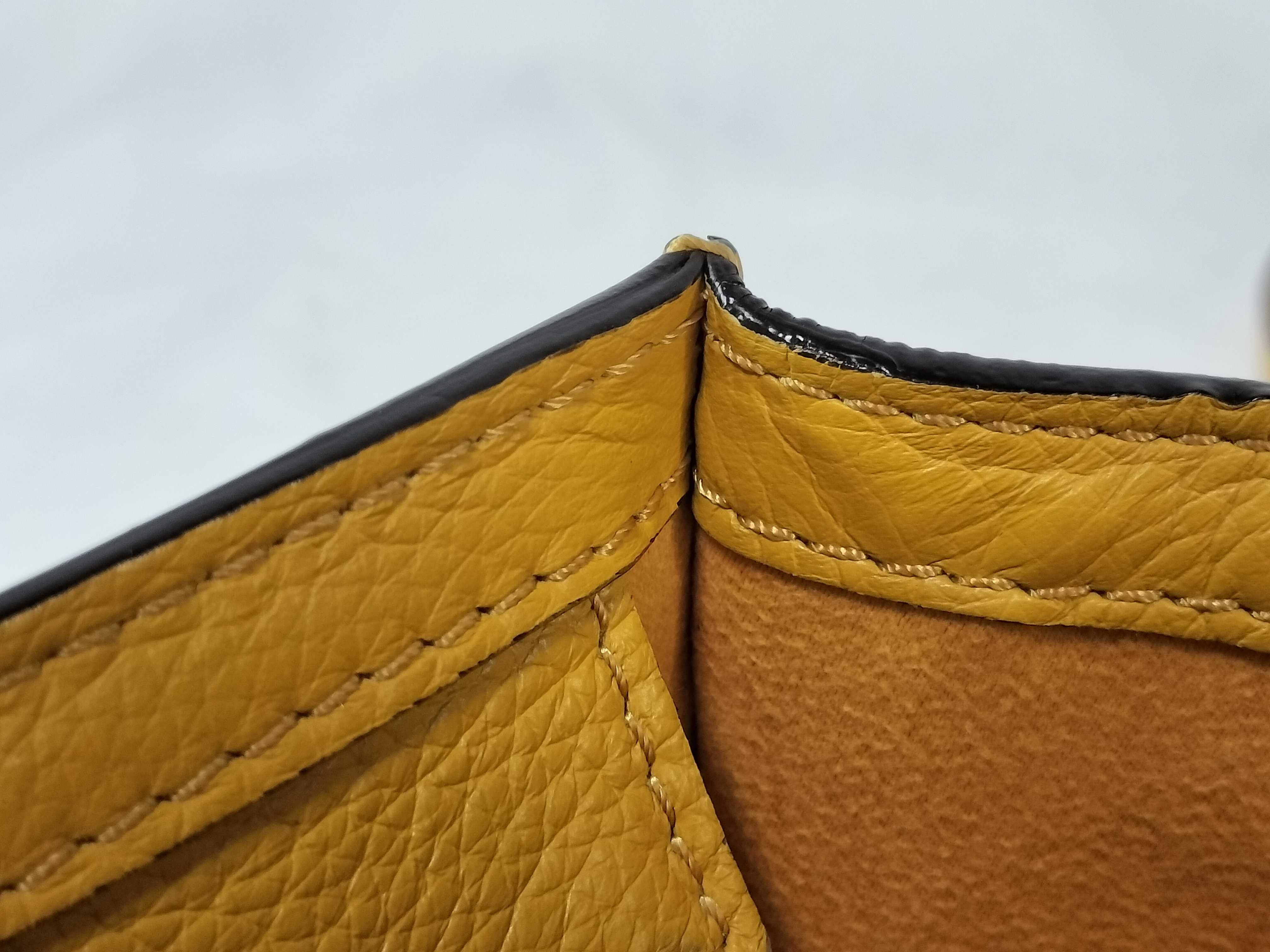 Luggage Nano Tricolor Handbag (Yellow) — view 9