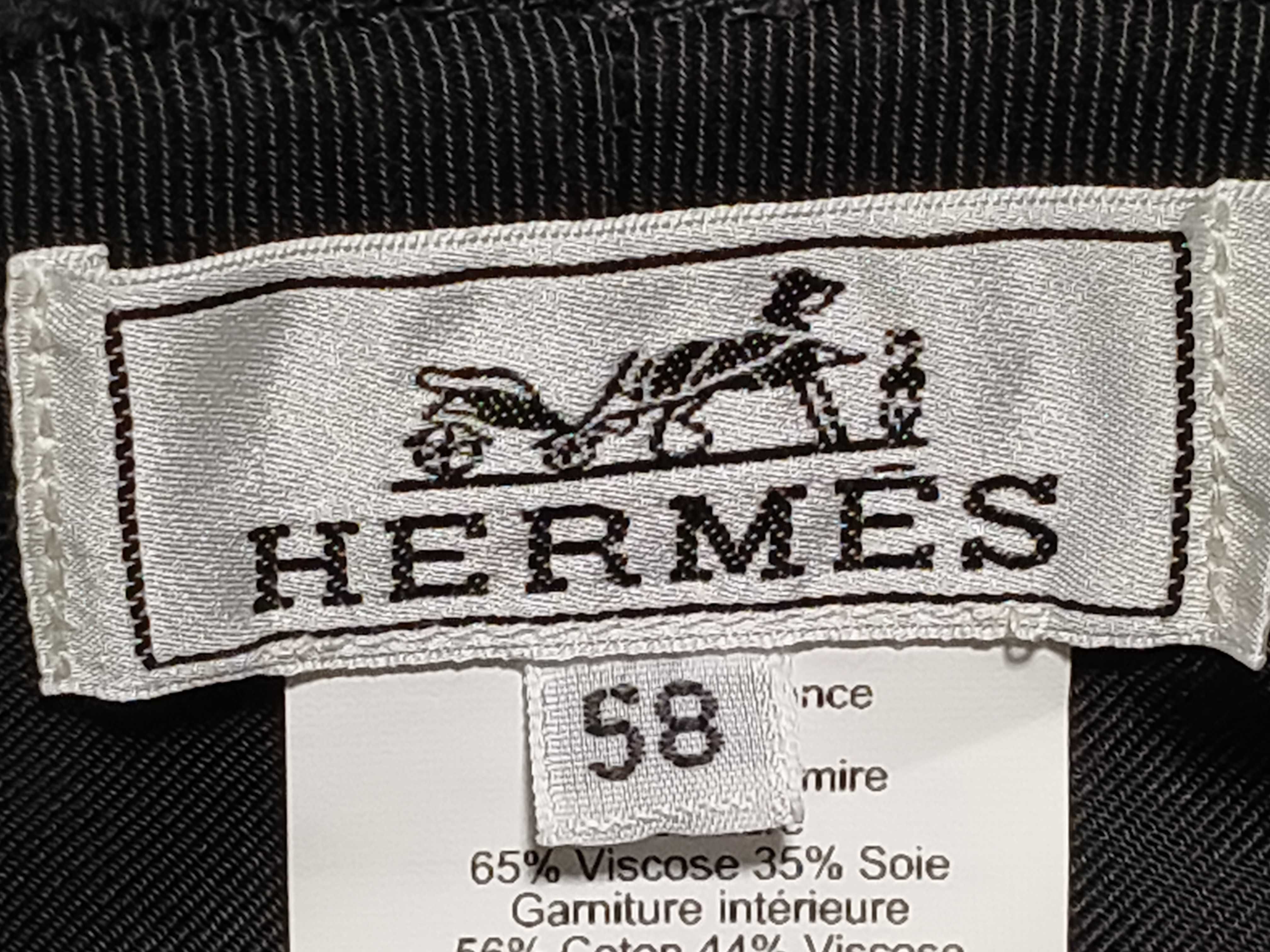 Bucket Hat, Black, Size 58, Cleaned, Hermes Other Accessories — view 5