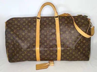 Monogram Keepall Bandoulière 60 M41412 TH1907 Brown Boston Bag