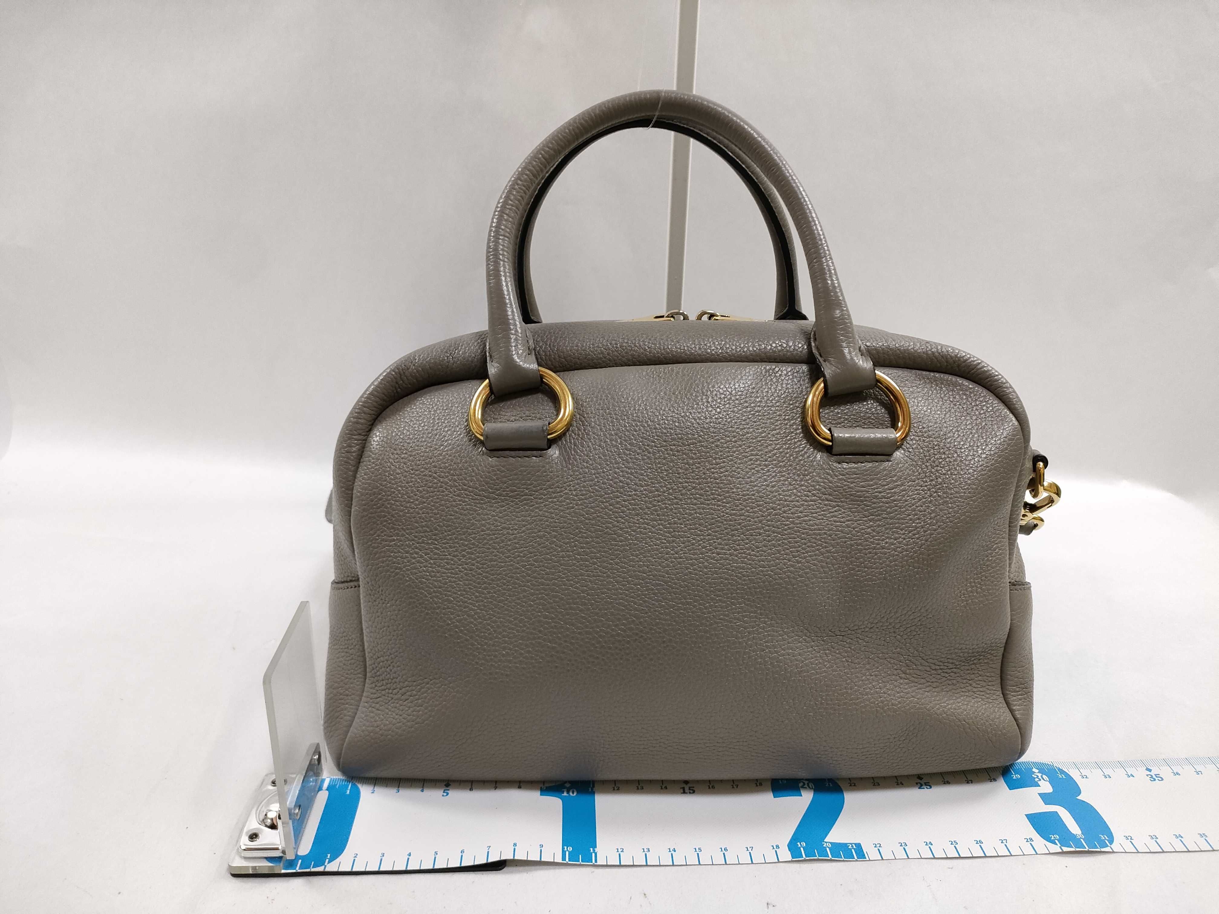 1BB086 2-way handbag, greige. — view 2
