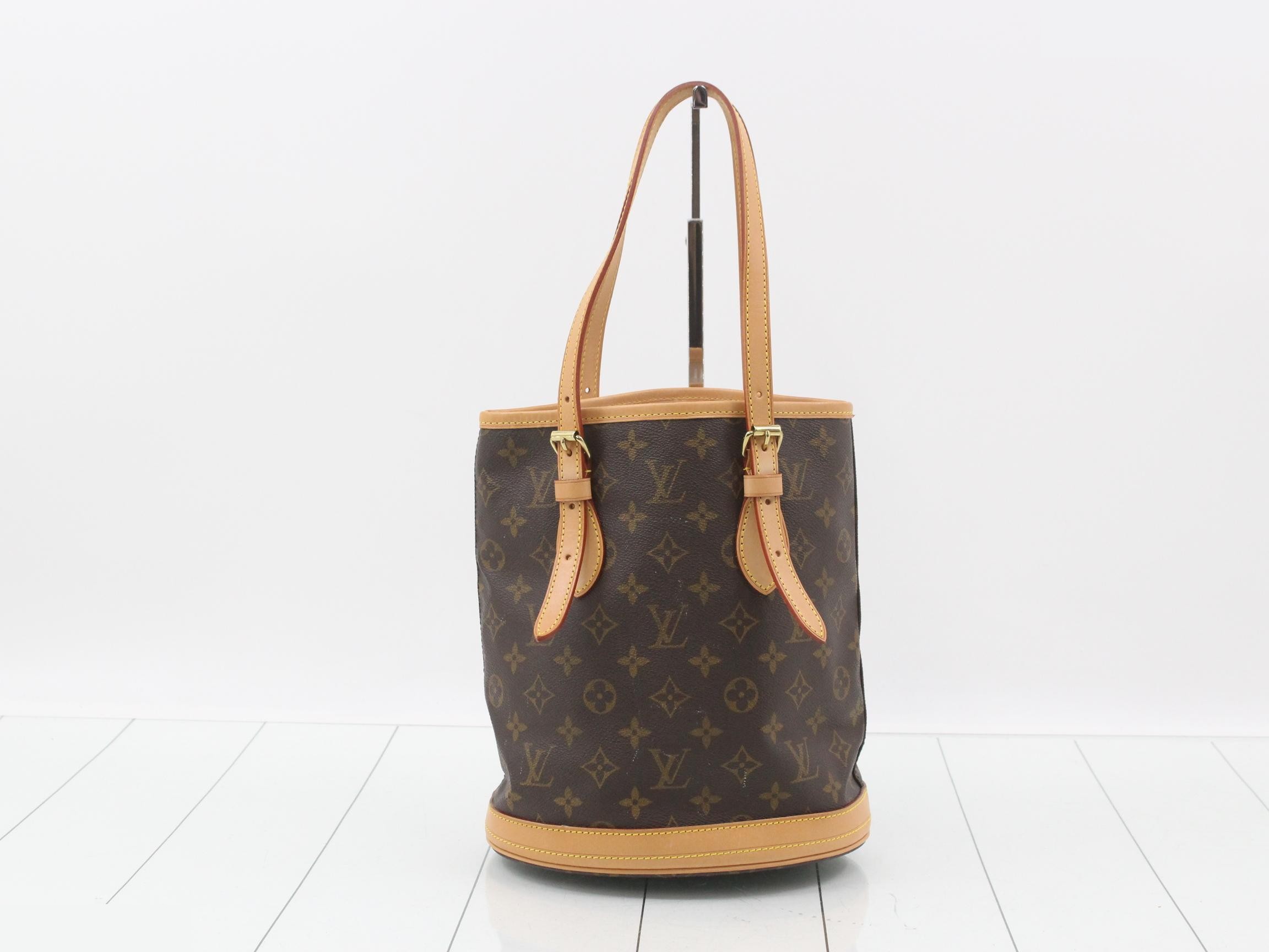 Monogram Shoulder Bag Bucket PM