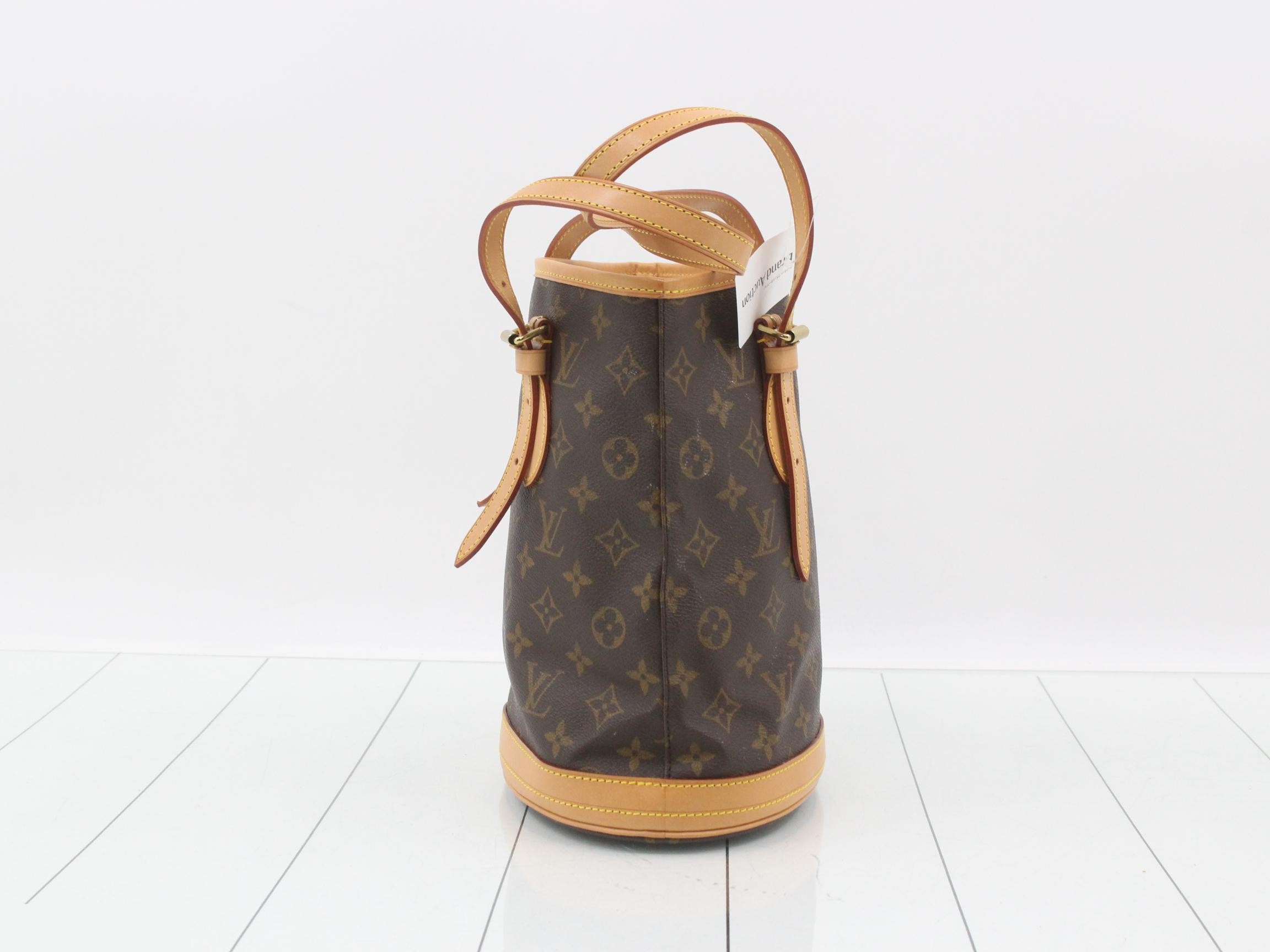 Monogram Shoulder Bag Bucket PM — view 3