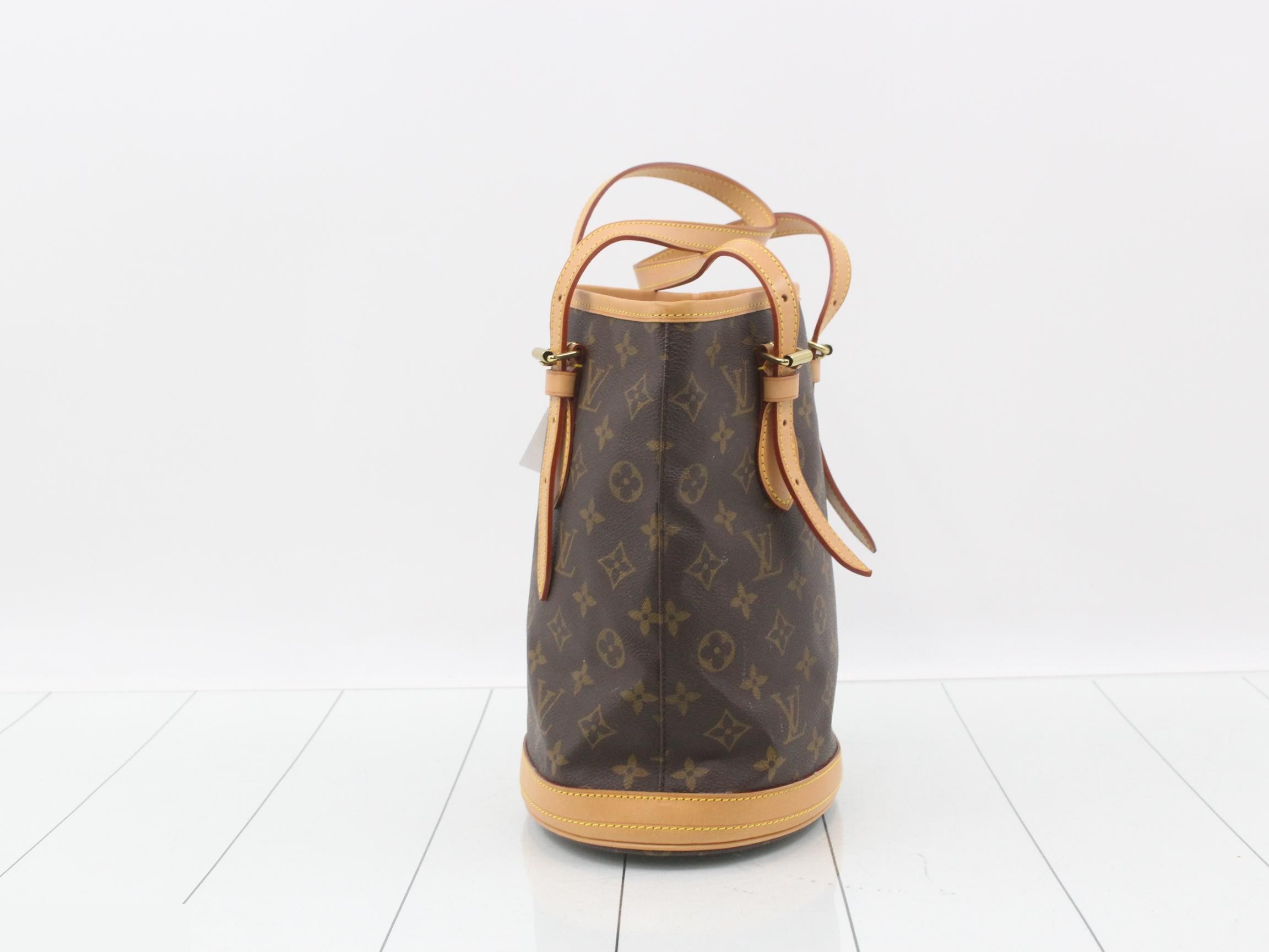 Monogram Shoulder Bag Bucket PM — view 4