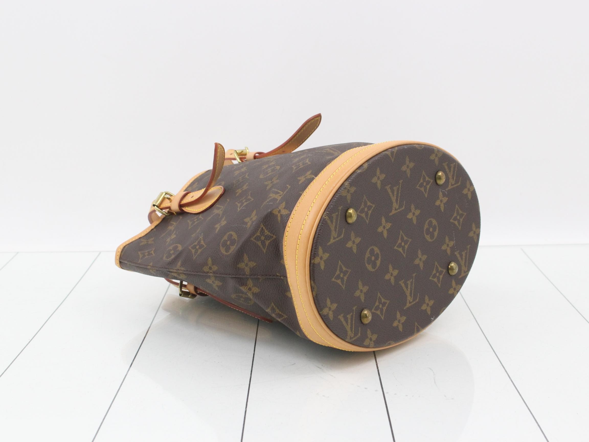 Monogram Shoulder Bag Bucket PM — view 5