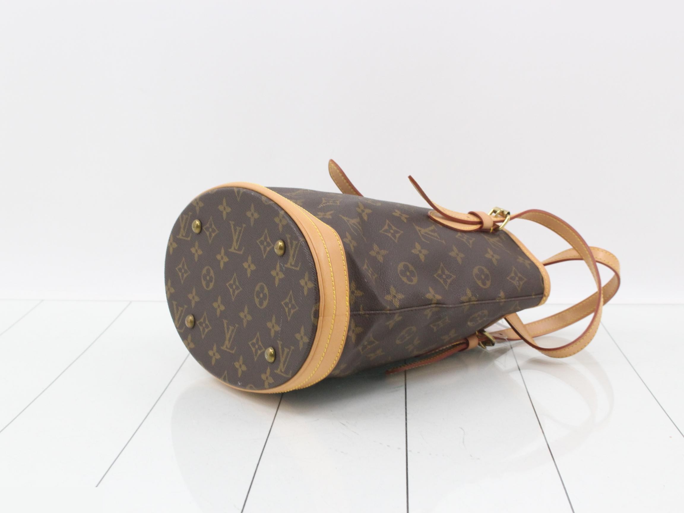 Monogram Shoulder Bag Bucket PM — view 6