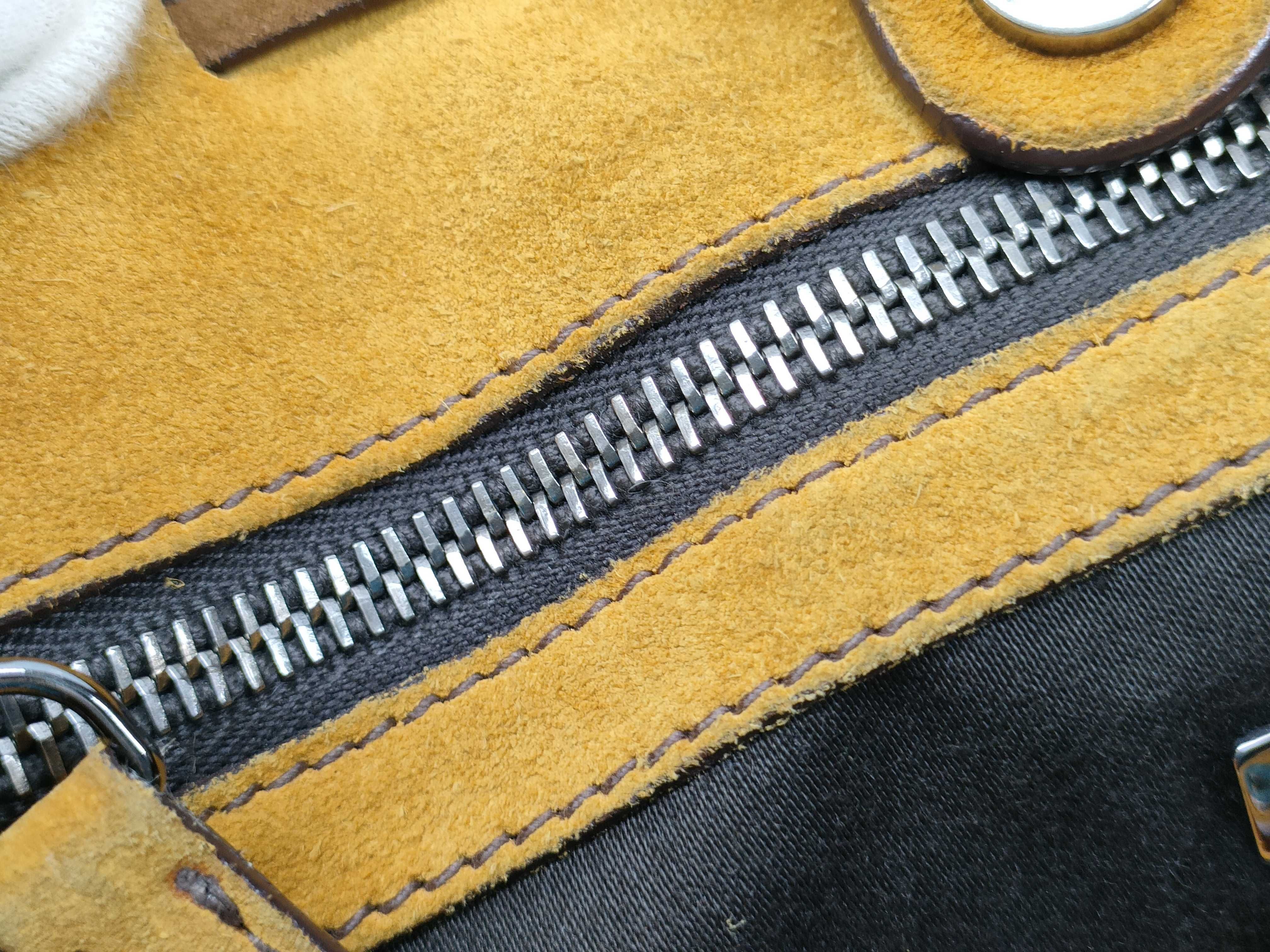 Multicolor Suede Patchwork Tote Bag — view 11