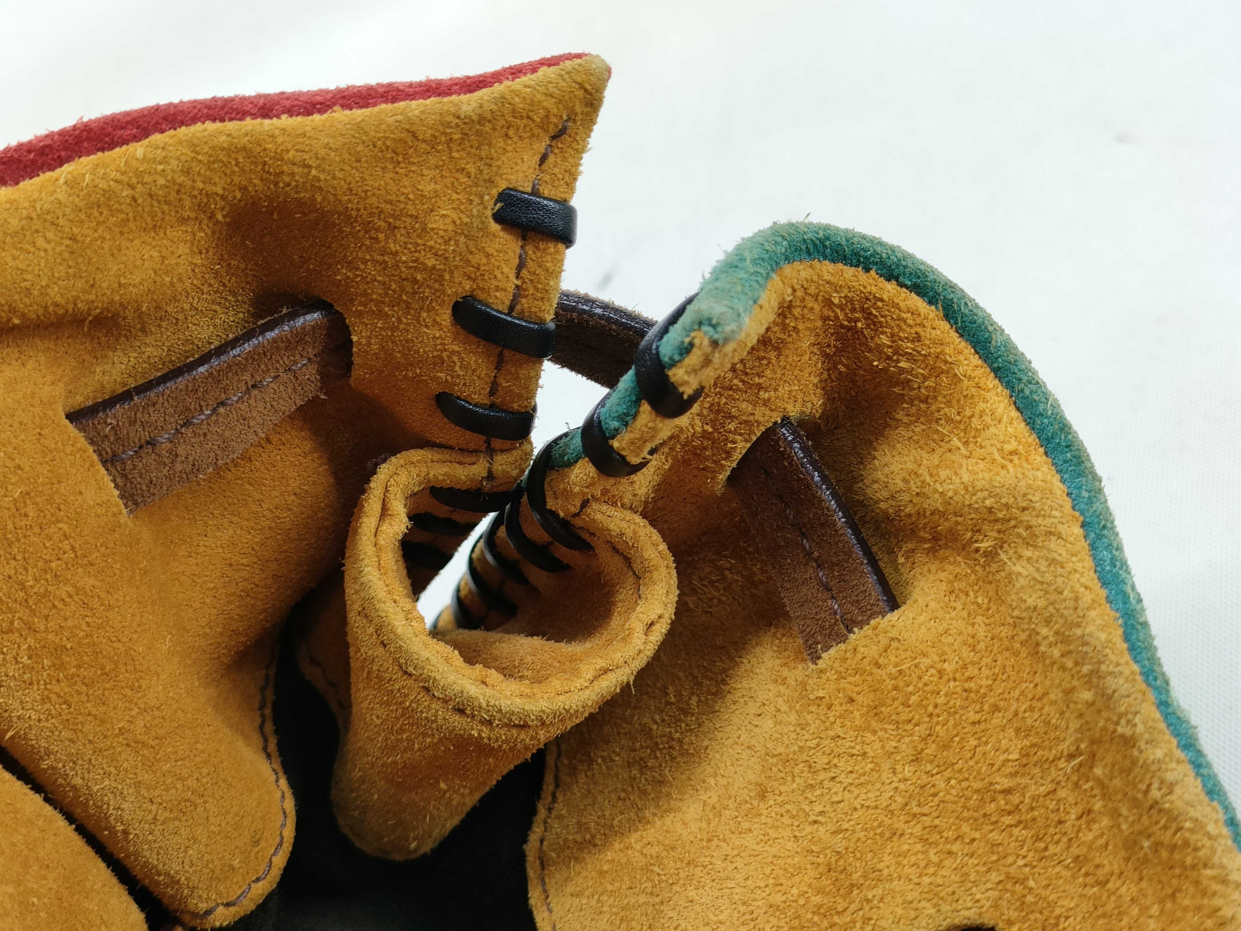 Multicolor Suede Patchwork Tote Bag — view 12