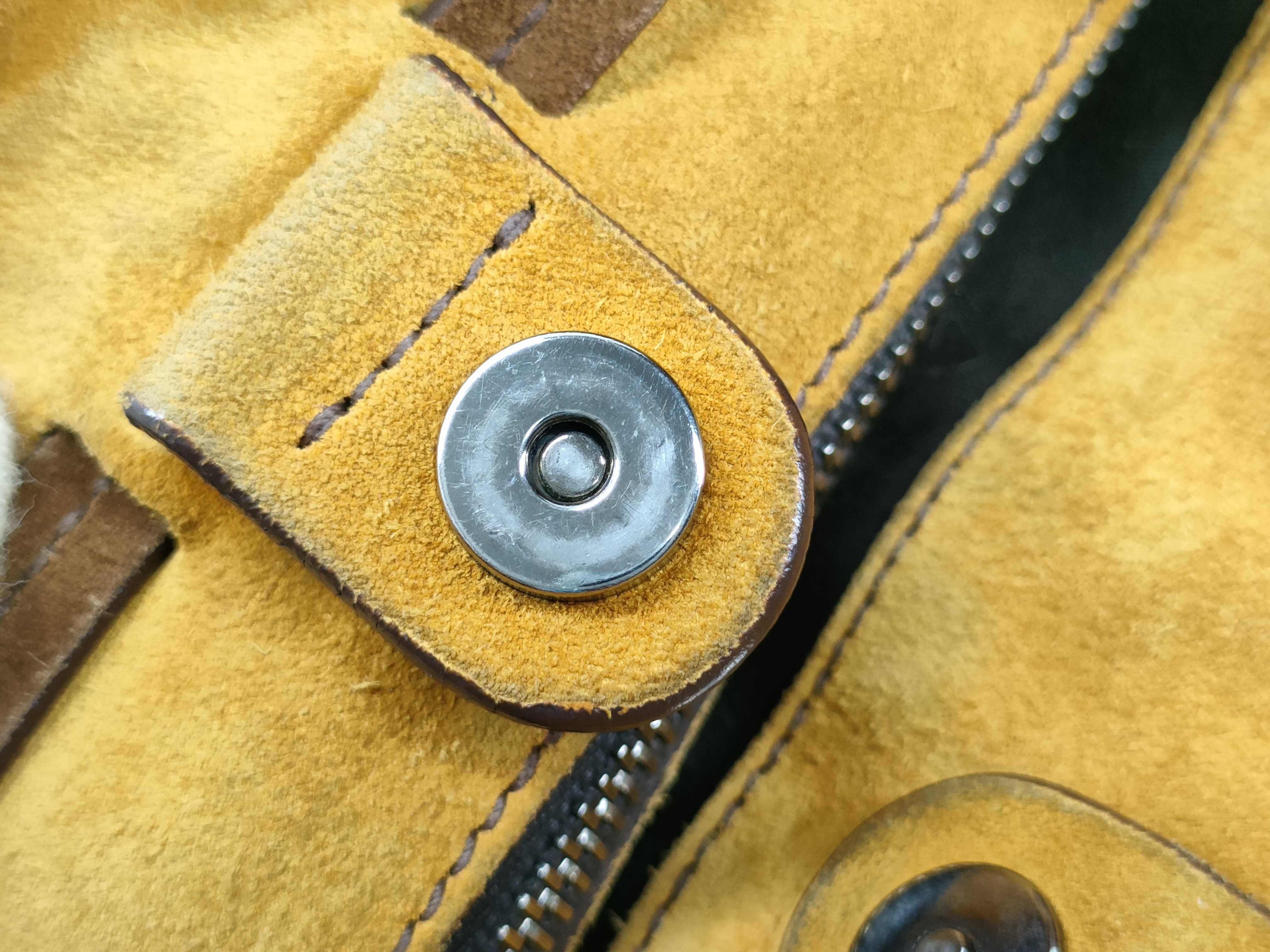 Multicolor Suede Patchwork Tote Bag — view 15