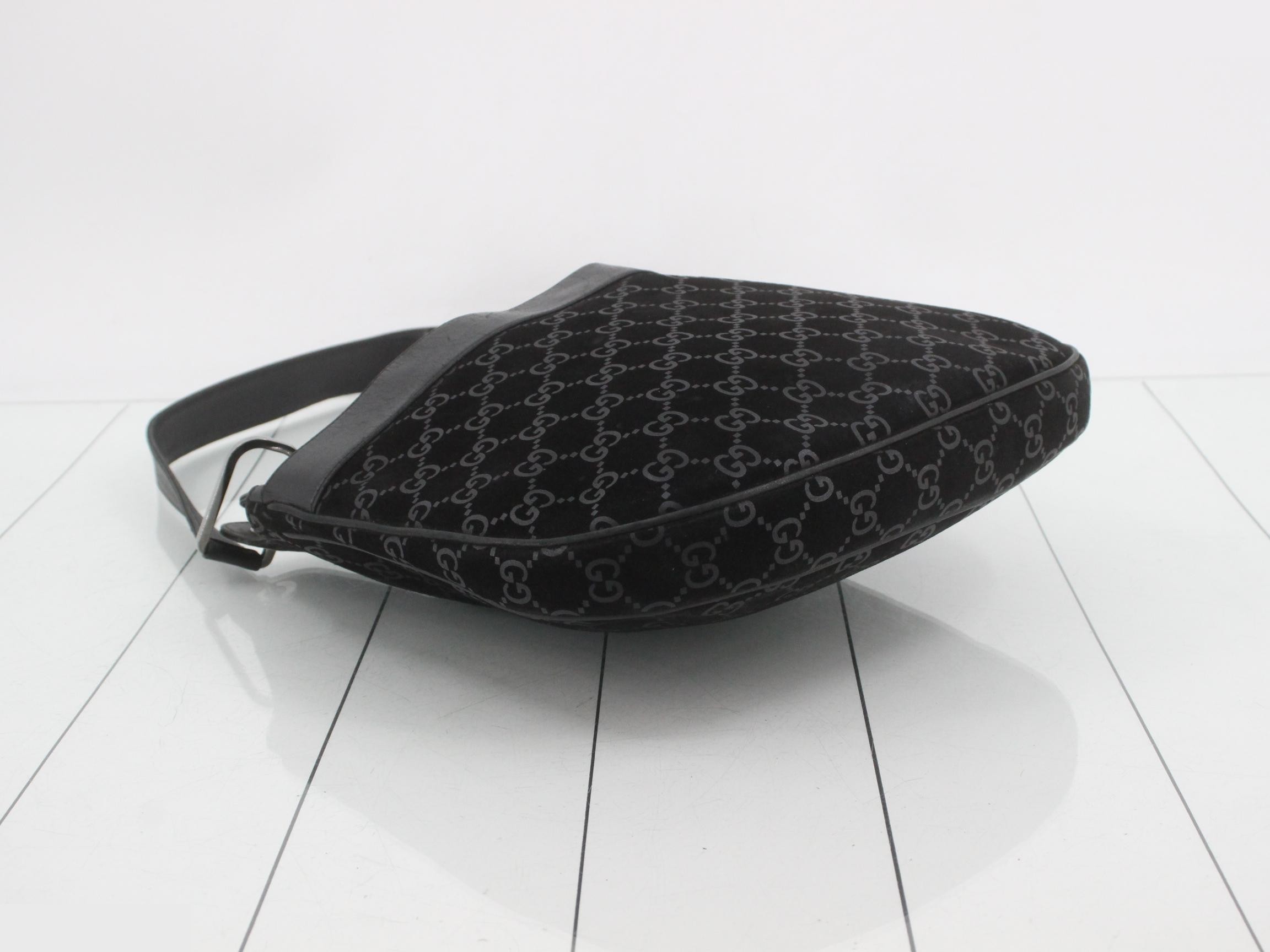 Bamboo shoulder bag, suede — view 5