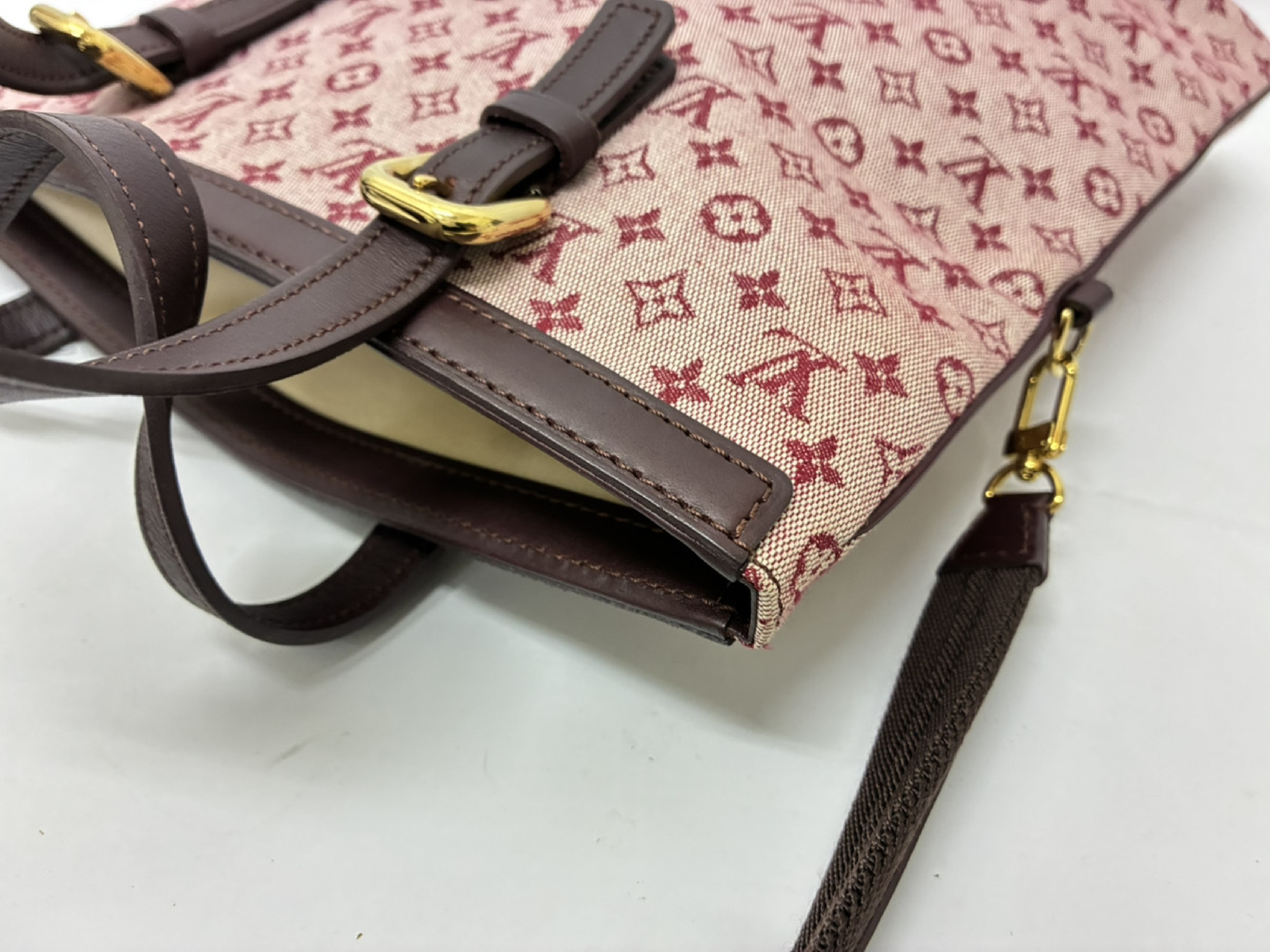 Françoise M92210 Monogram Mini/Cerise Handbag — view 6