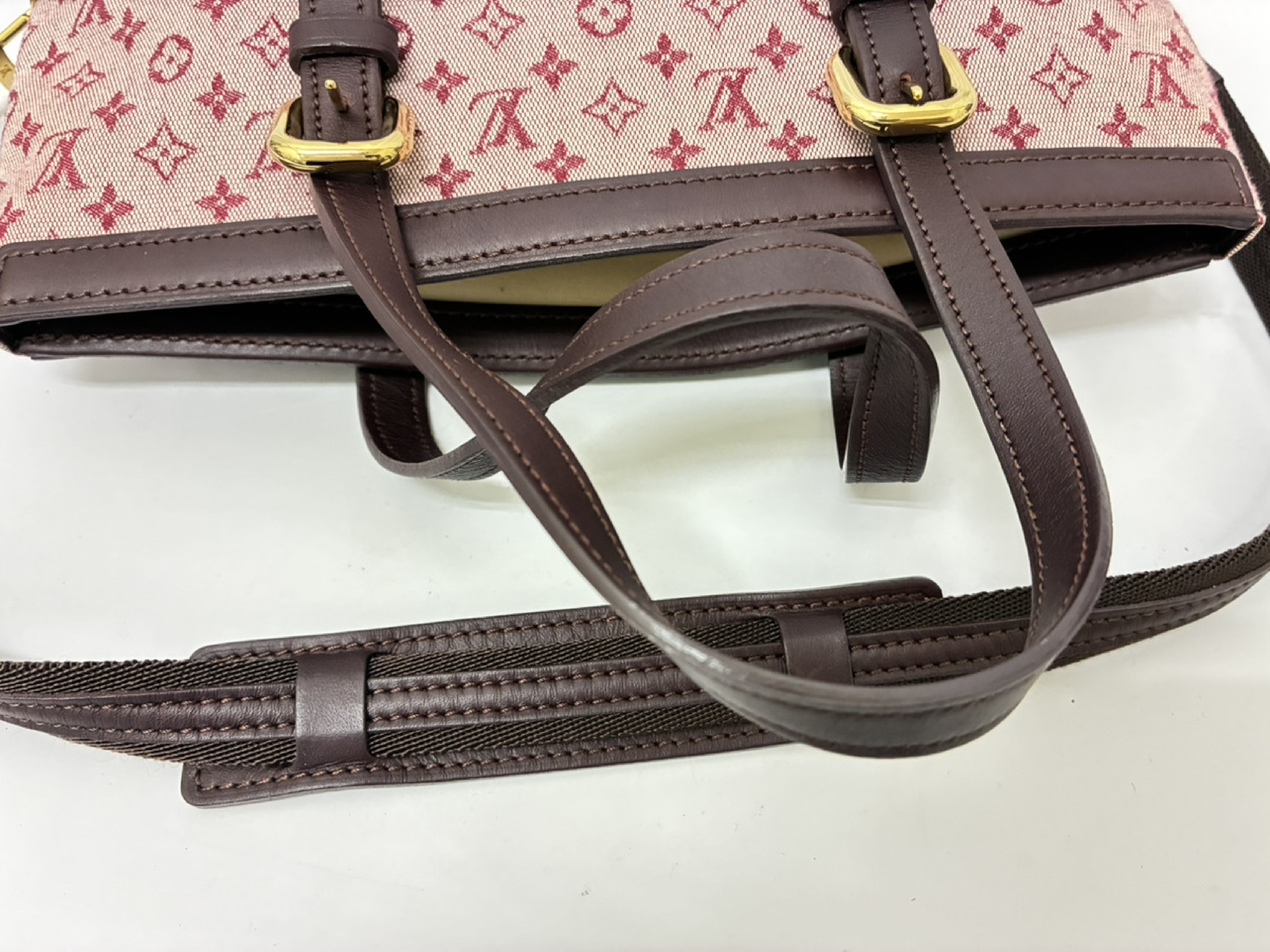 Françoise M92210 Monogram Mini/Cerise Handbag — view 7