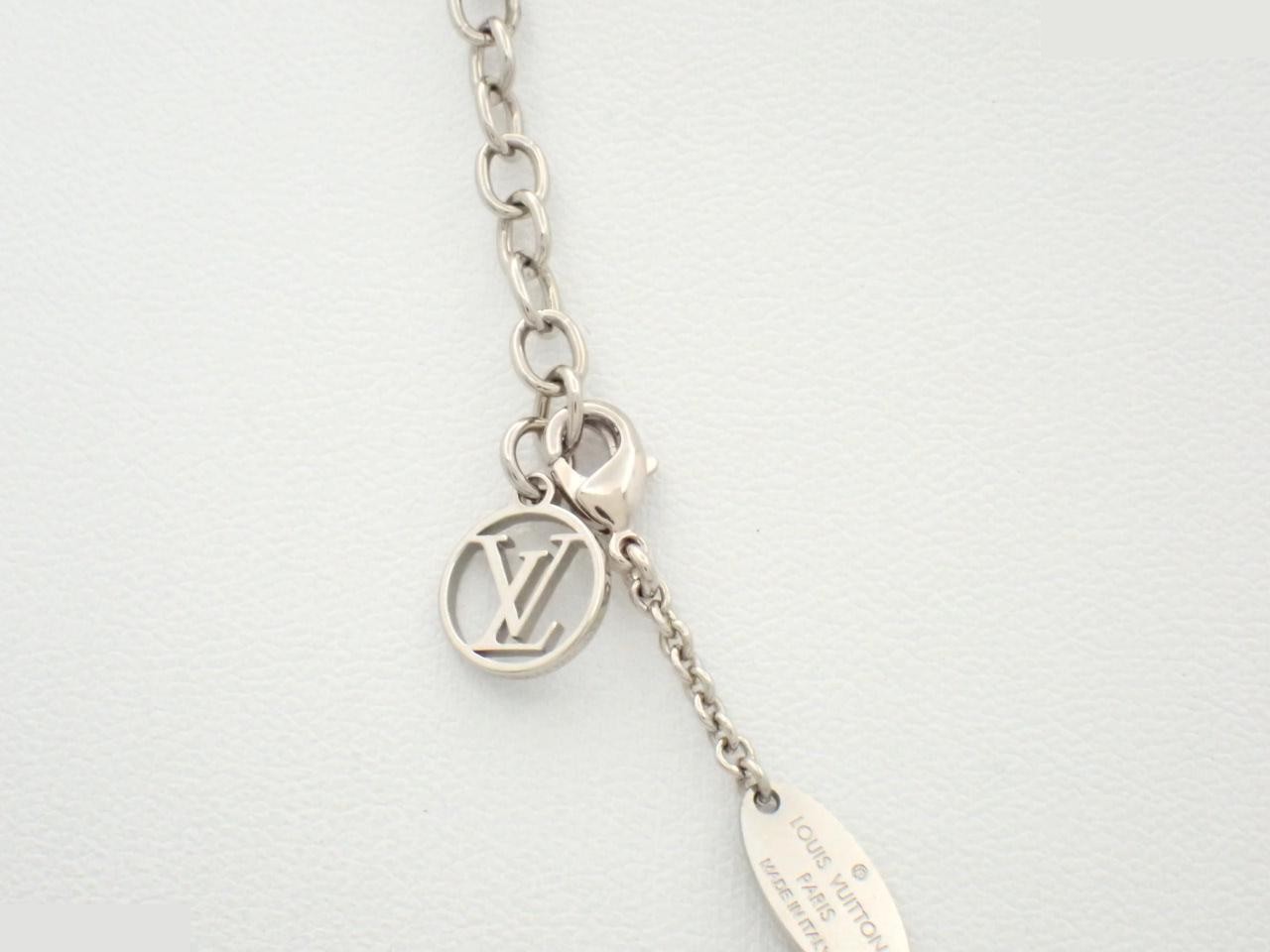 Essential V Silver Necklace, Louis Vuitton, Chain approx. 46cm — view 2
