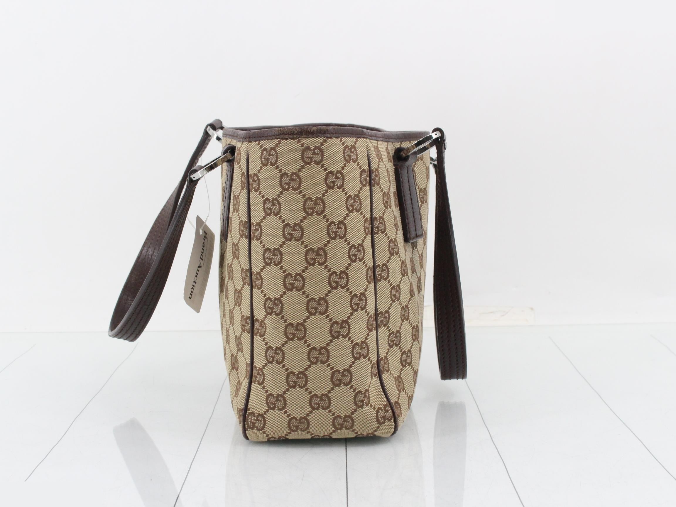 Tote bag 2123 GG canvas x leather — view 3