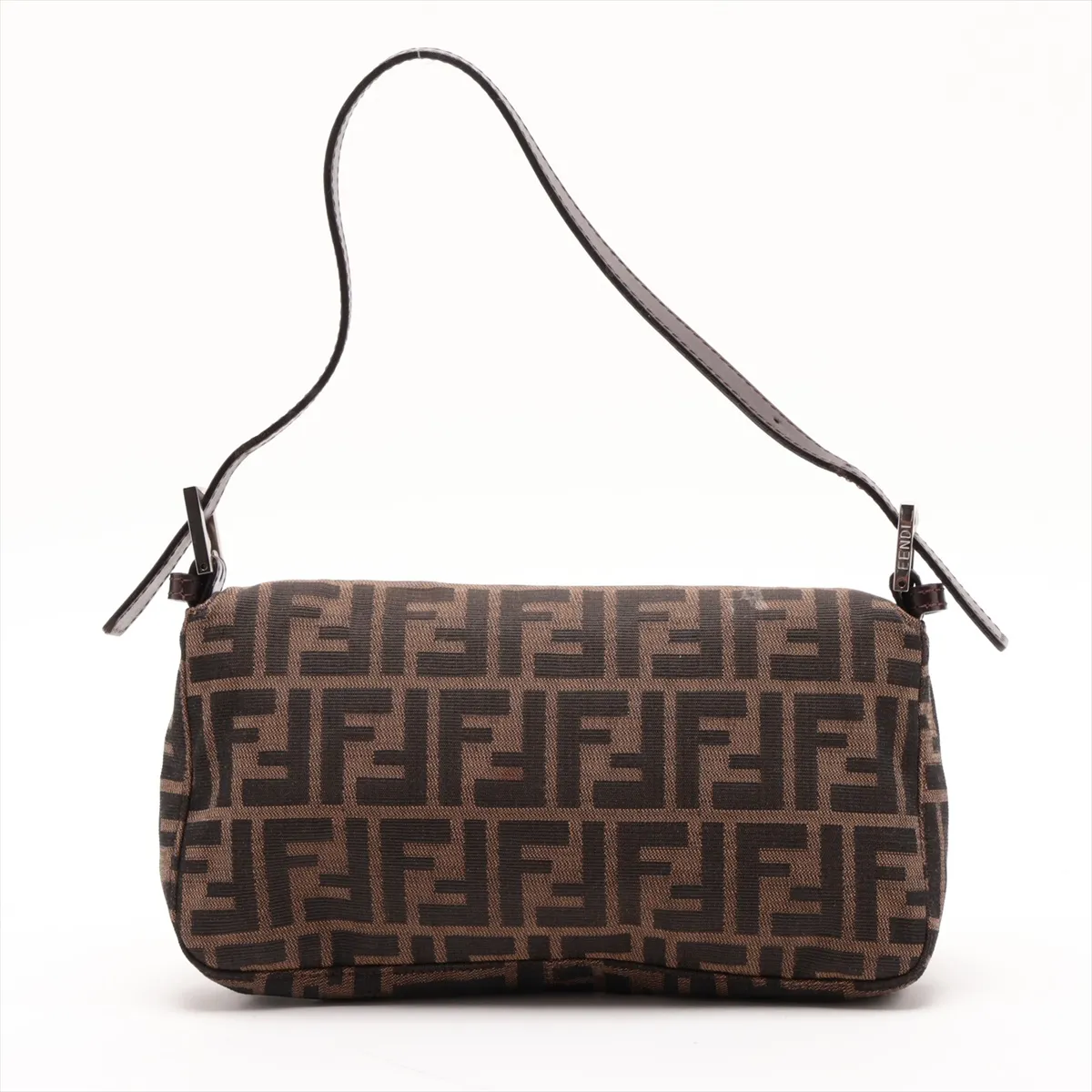 Zucca Mamma Bucket 26424 Canvas x Leather Shoulder Bag Brown — view 2