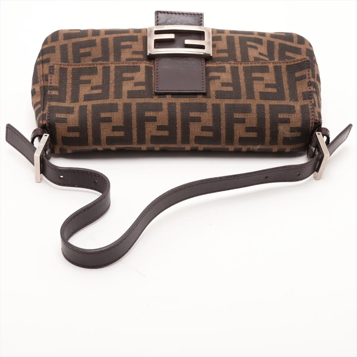 Zucca Mamma Bucket 26424 Canvas x Leather Shoulder Bag Brown — view 5