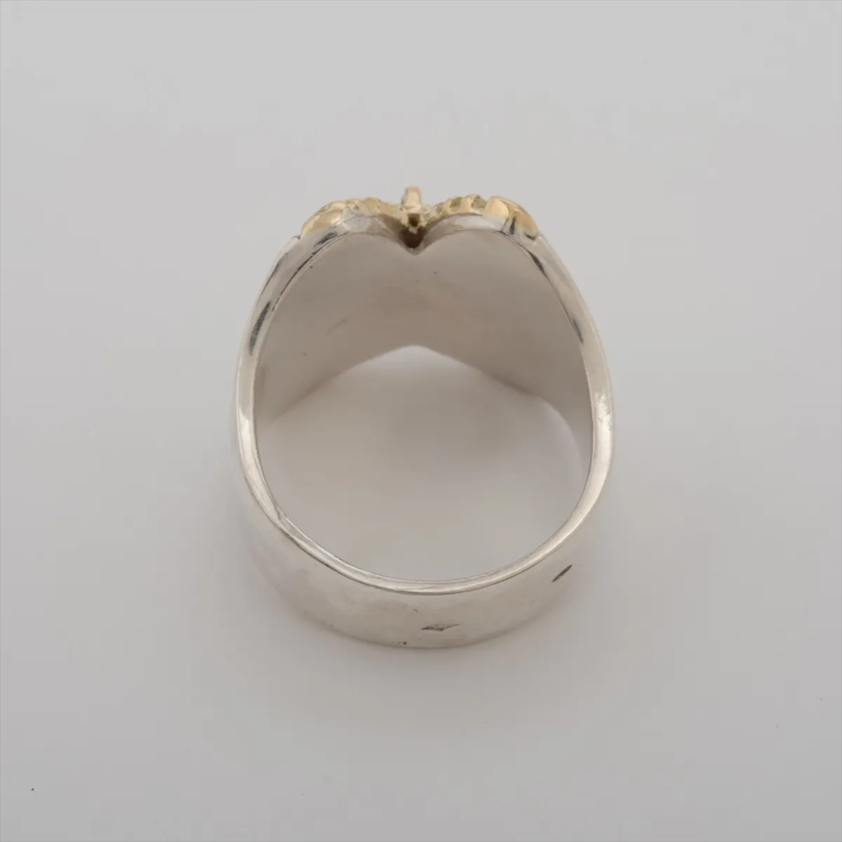 ring, size 53, 925 x 750 mm, 10.0g, gold x silver. Shows signs of wear, — view 2