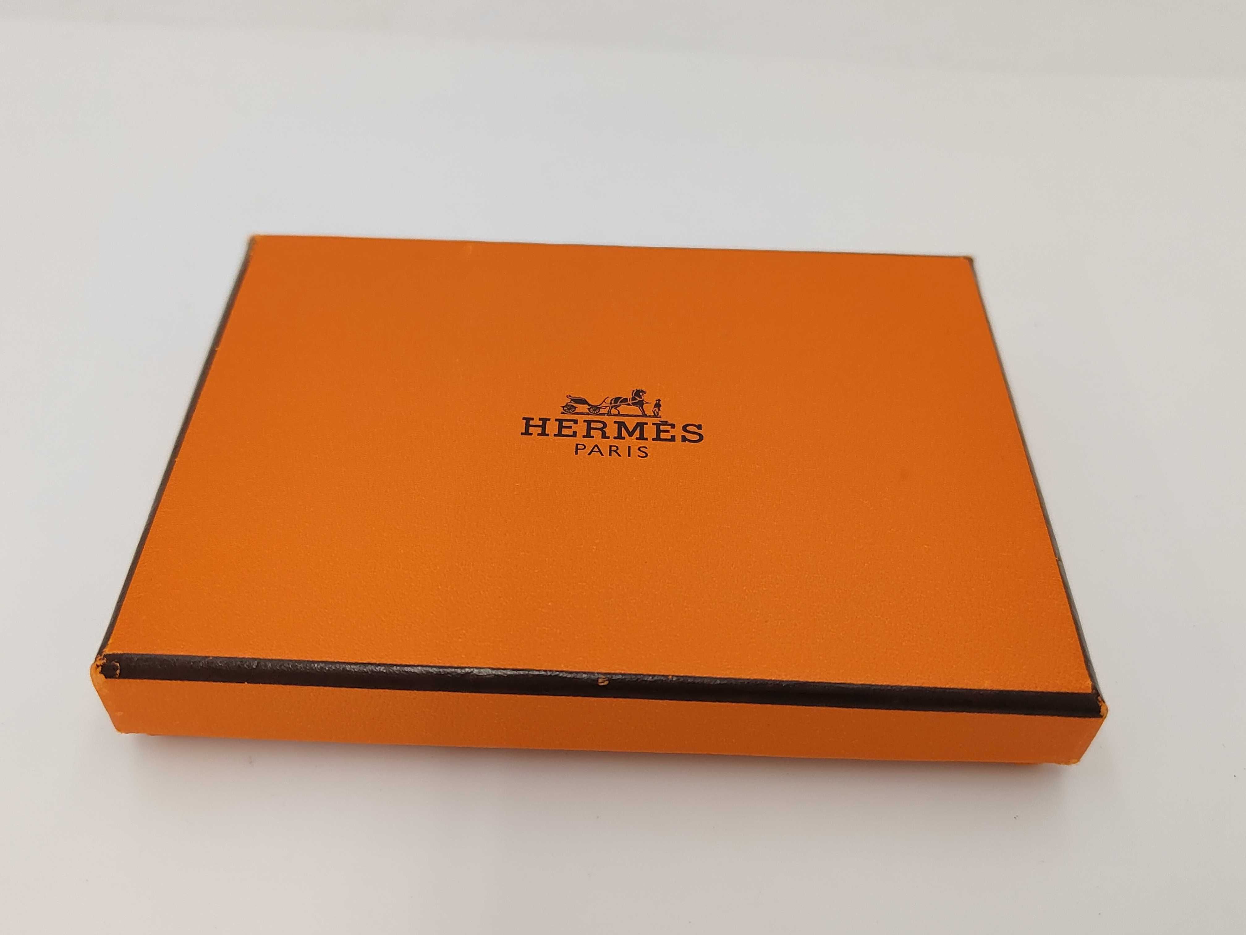 Coin Card Case Chevre Mysore Silver Hardware Orange Poppy I Wallet — view 12