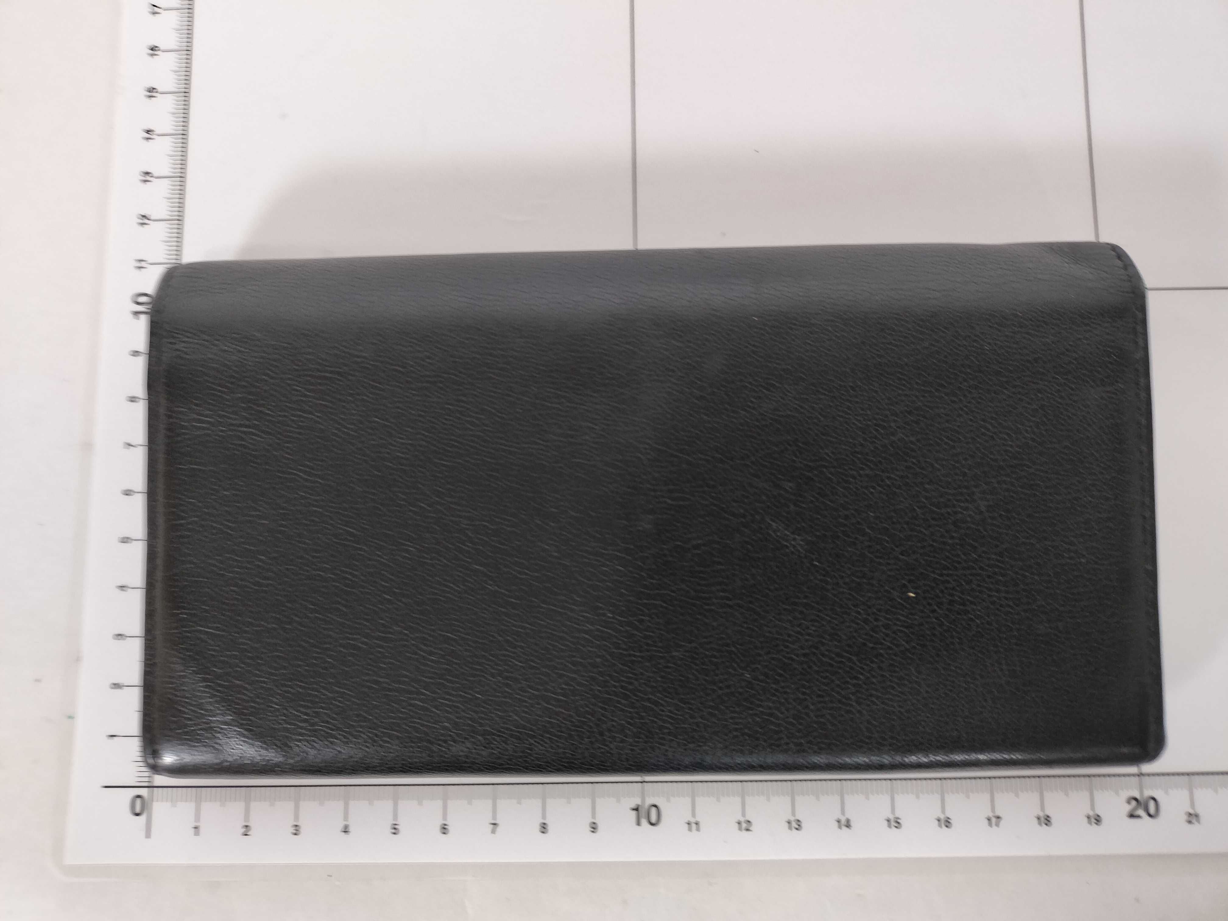 Leather Wallet, Black — view 2