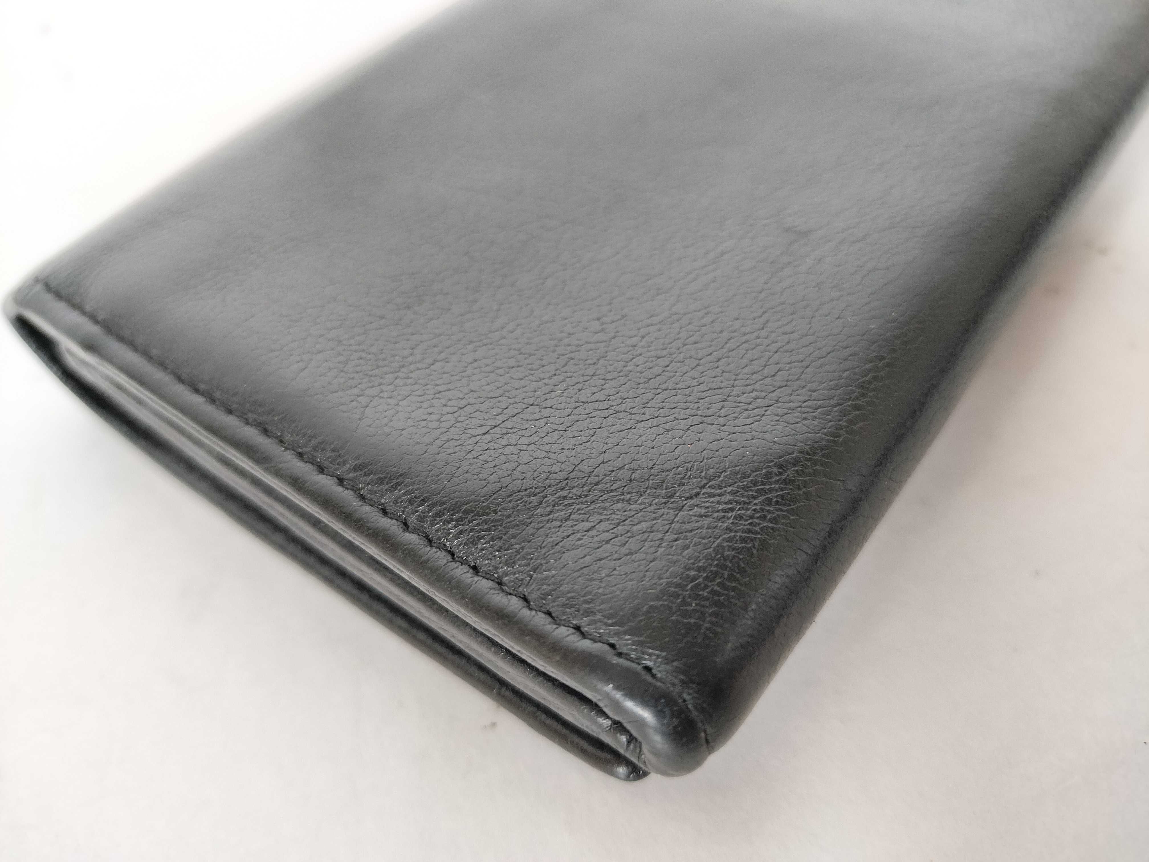 Leather Wallet, Black — view 3