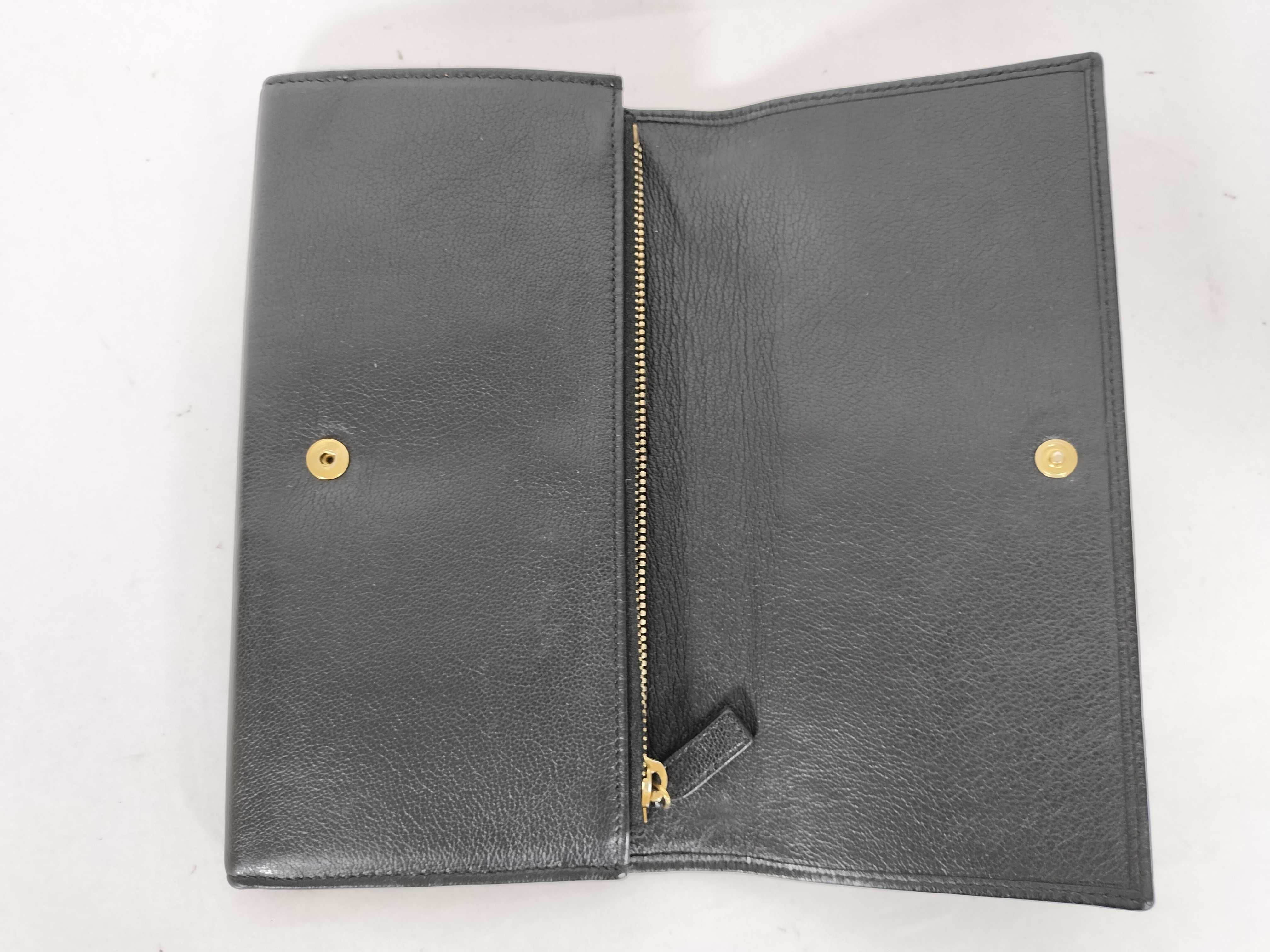 Leather Wallet, Black — view 6