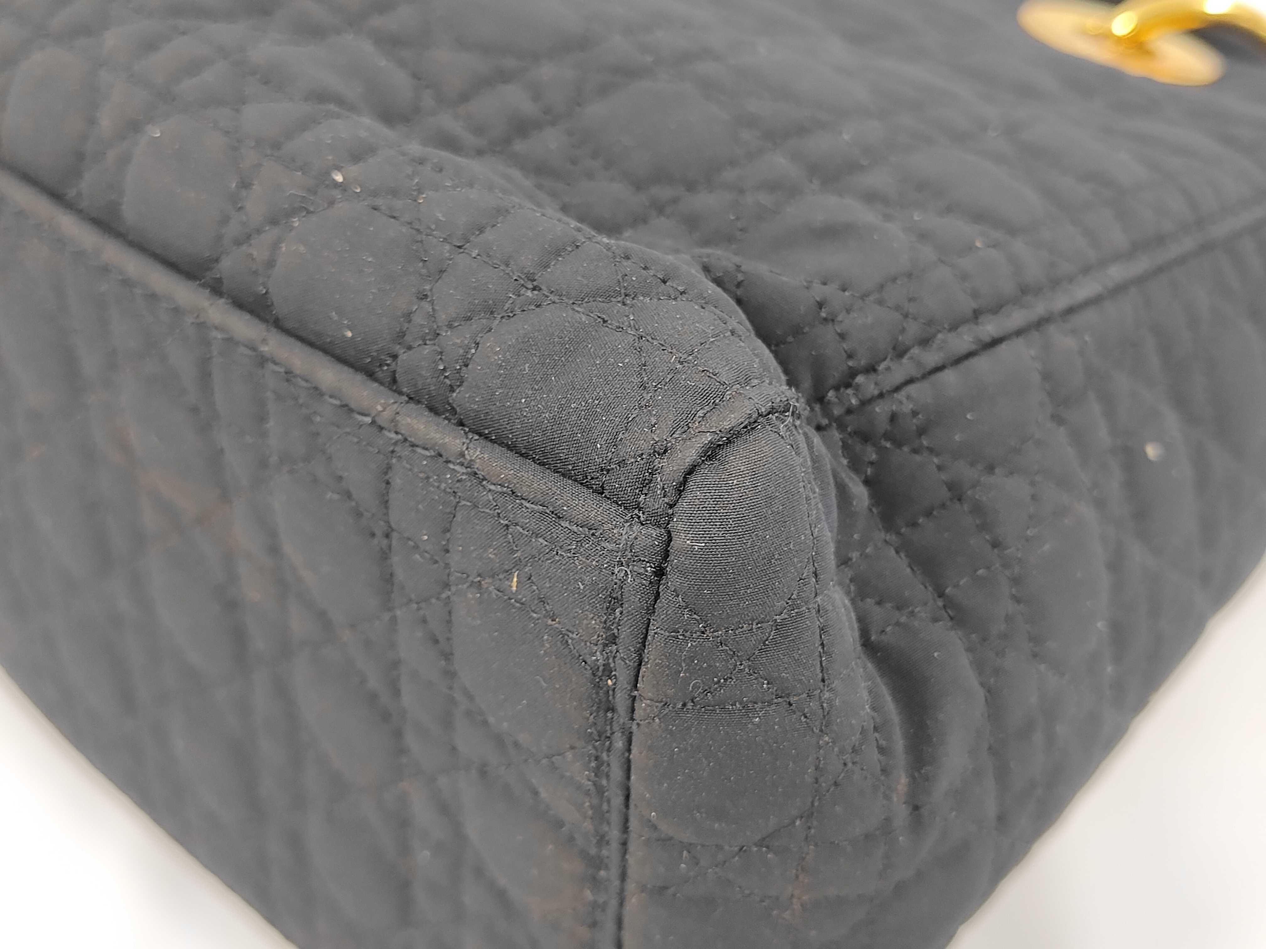 Lady Dior Cannage Nylon Handbag — view 4