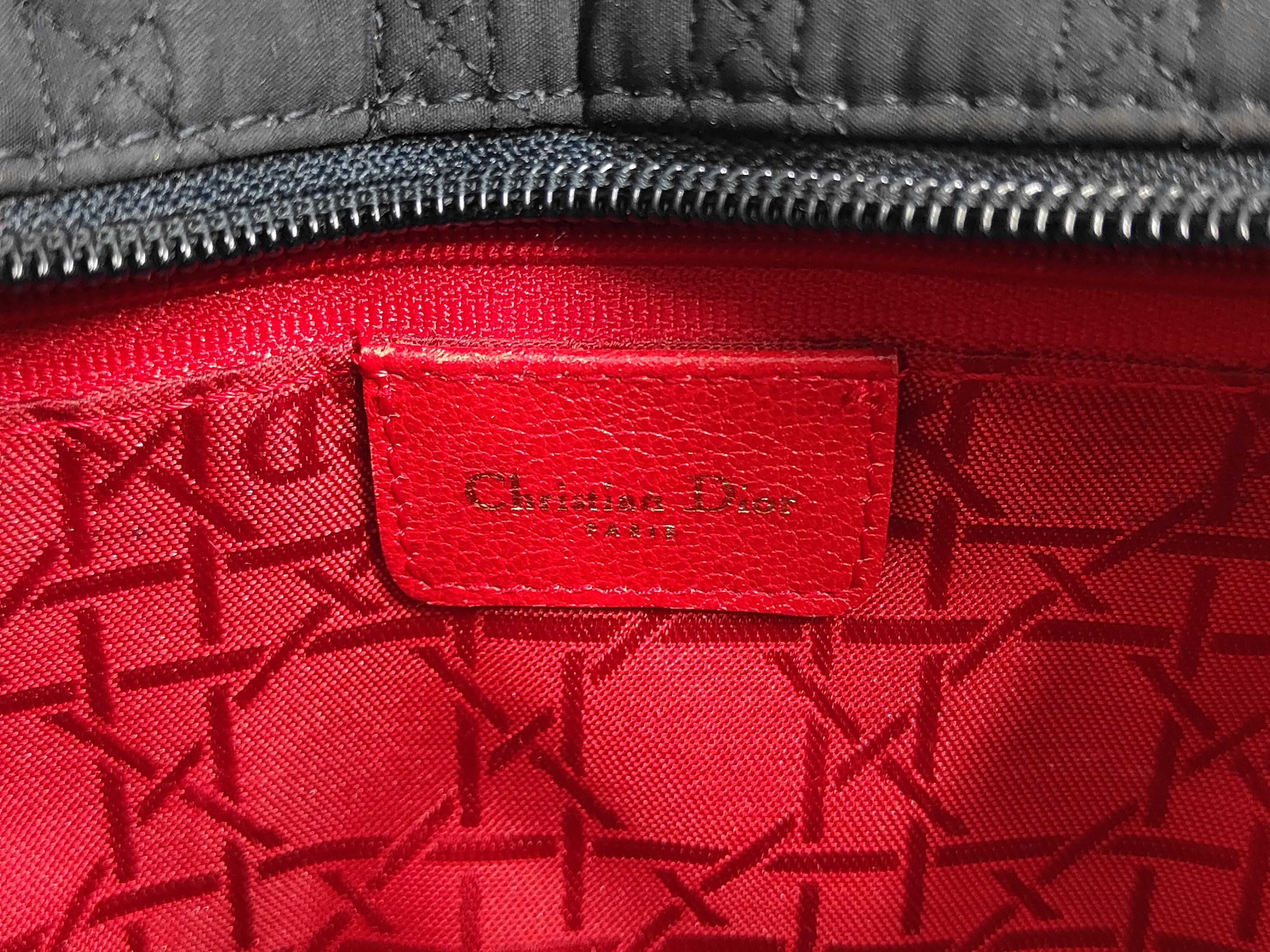 Lady Dior Cannage Nylon Handbag — view 9