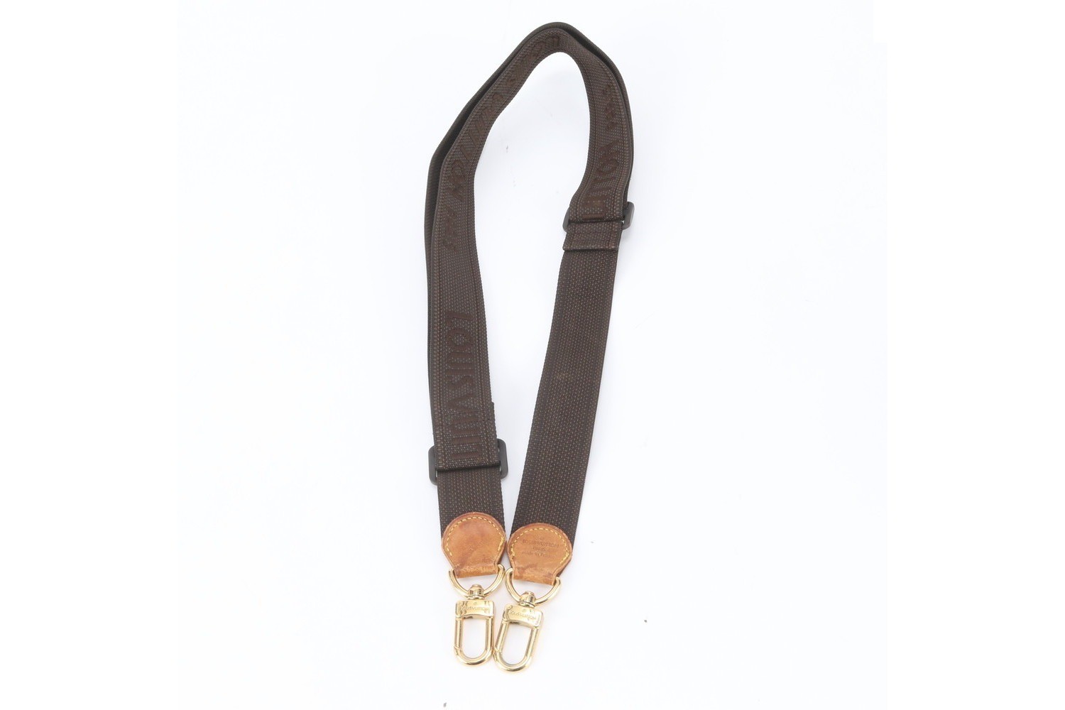 Bag accessory: Leather/canvas shoulder strap, crossbody bag — view 2