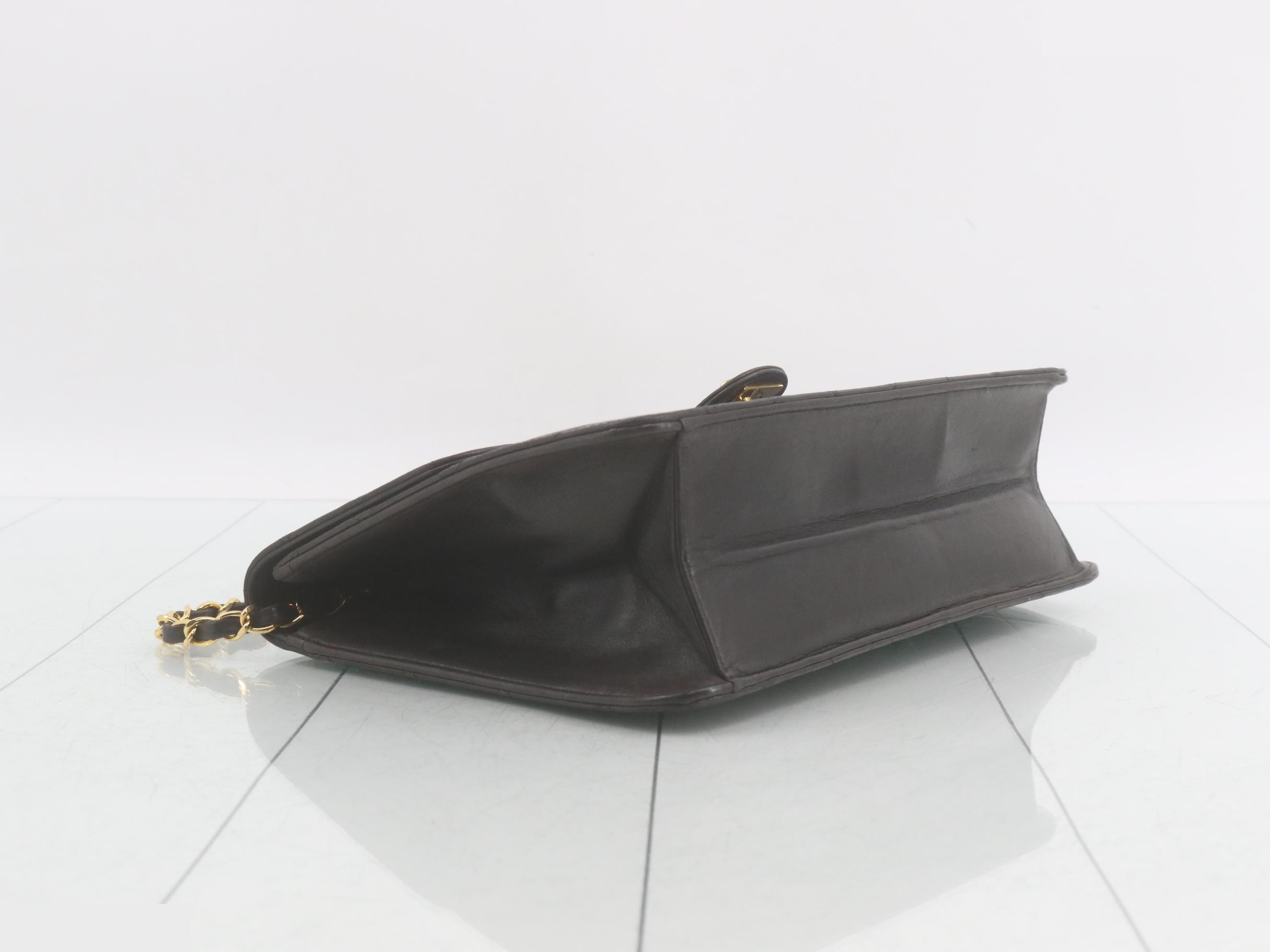Matelassé Black Shoulder Bag — view 5