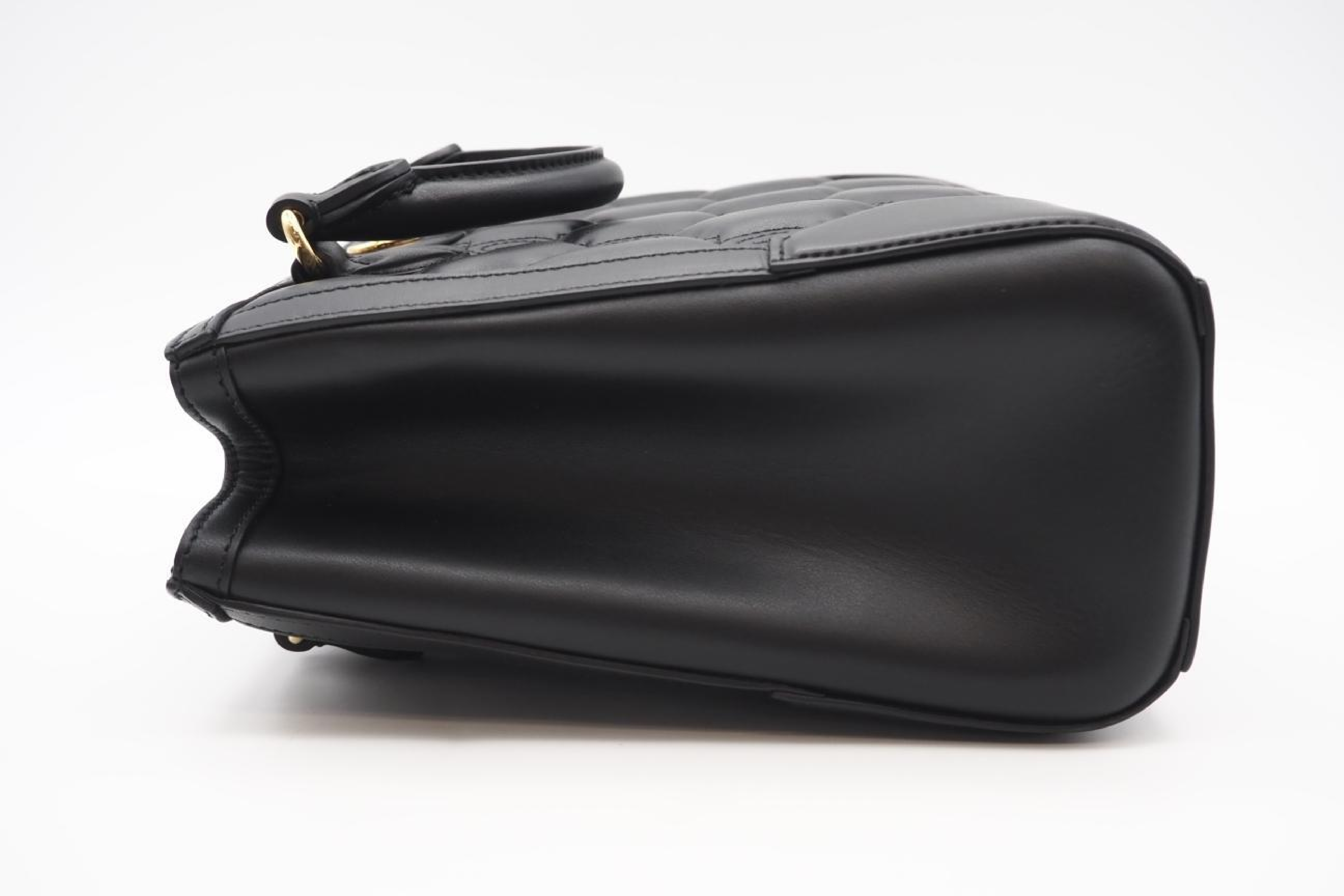 728309 GG Matelassé Leather Quilted Handbag Black Handbag — view 7