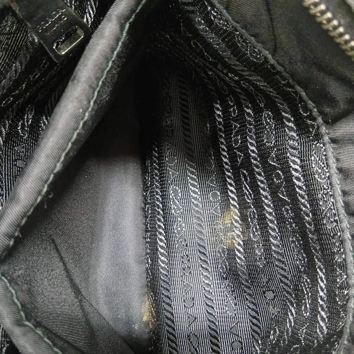Tessuto Quilted Nylon x Leather Shoulder Bag, Black — view 14