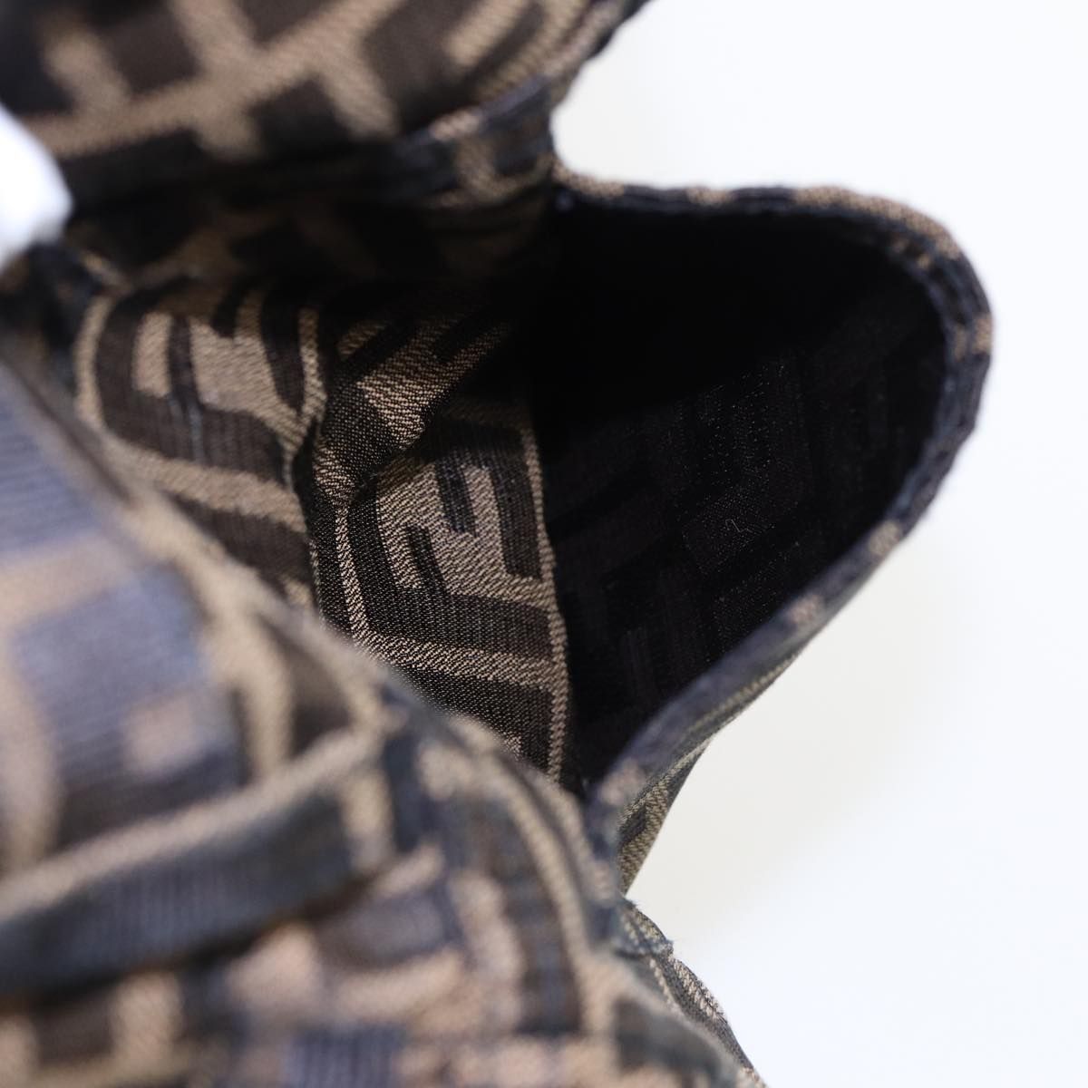 Zucca Canvas Pants Black Brown Auth — view 11