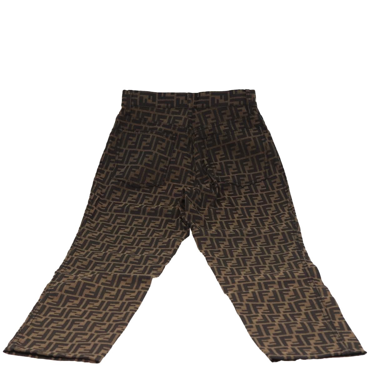 Zucca Canvas Pants Black Brown Auth — view 3