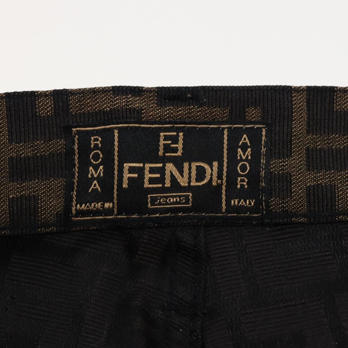Zucca Canvas Pants Black Brown Auth — view 6