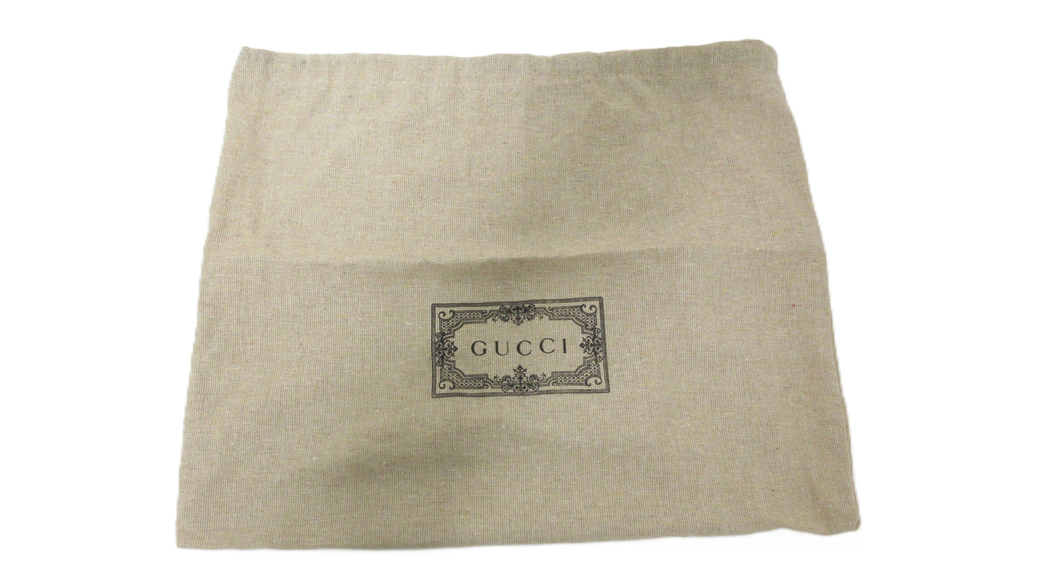 New Denim GG Monogram Dollar Calfskin Web Mini Horsebit 1955 Shoulder Bag Blue Tea Cuir Epilog — view 12